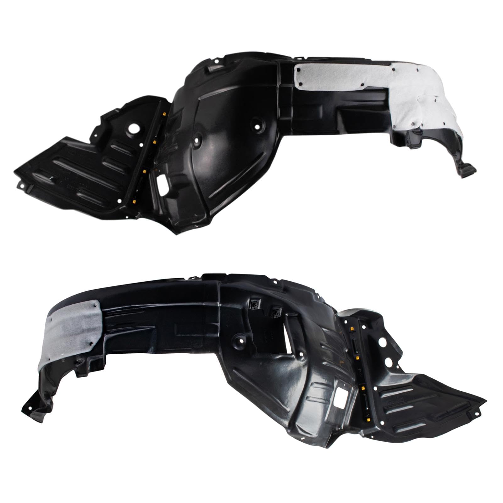 Trq Inner Fender Liner Set Compatible With 2016 Lexus Gs350 Gs450H Lx1248122 Lx1249146