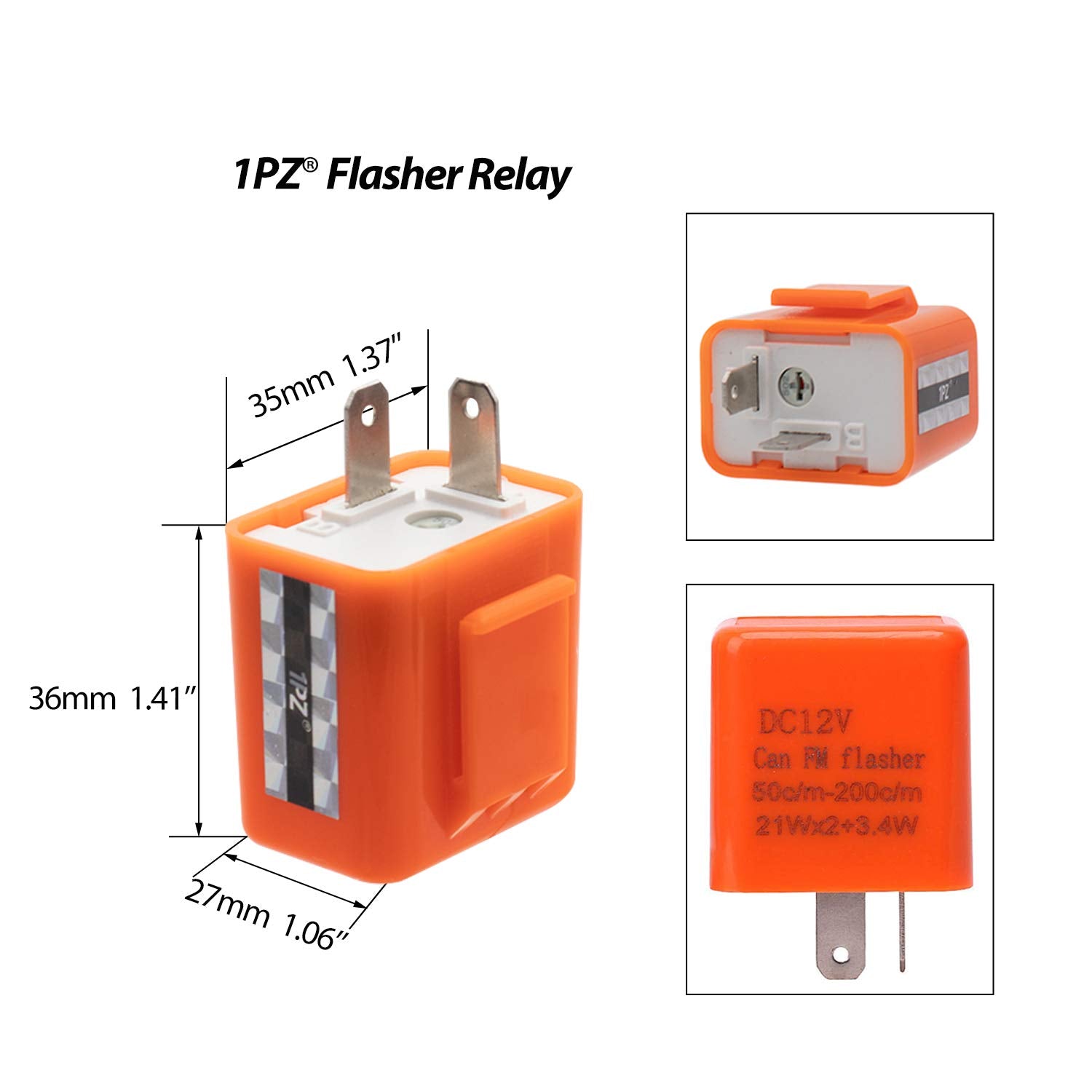 1PZ Multi-Function Horn Turn Signal Switch + Flasher Relay for Honda, Yamaha, Suzuki, Kawasaki, Arctic Cat - Green, ABS Material