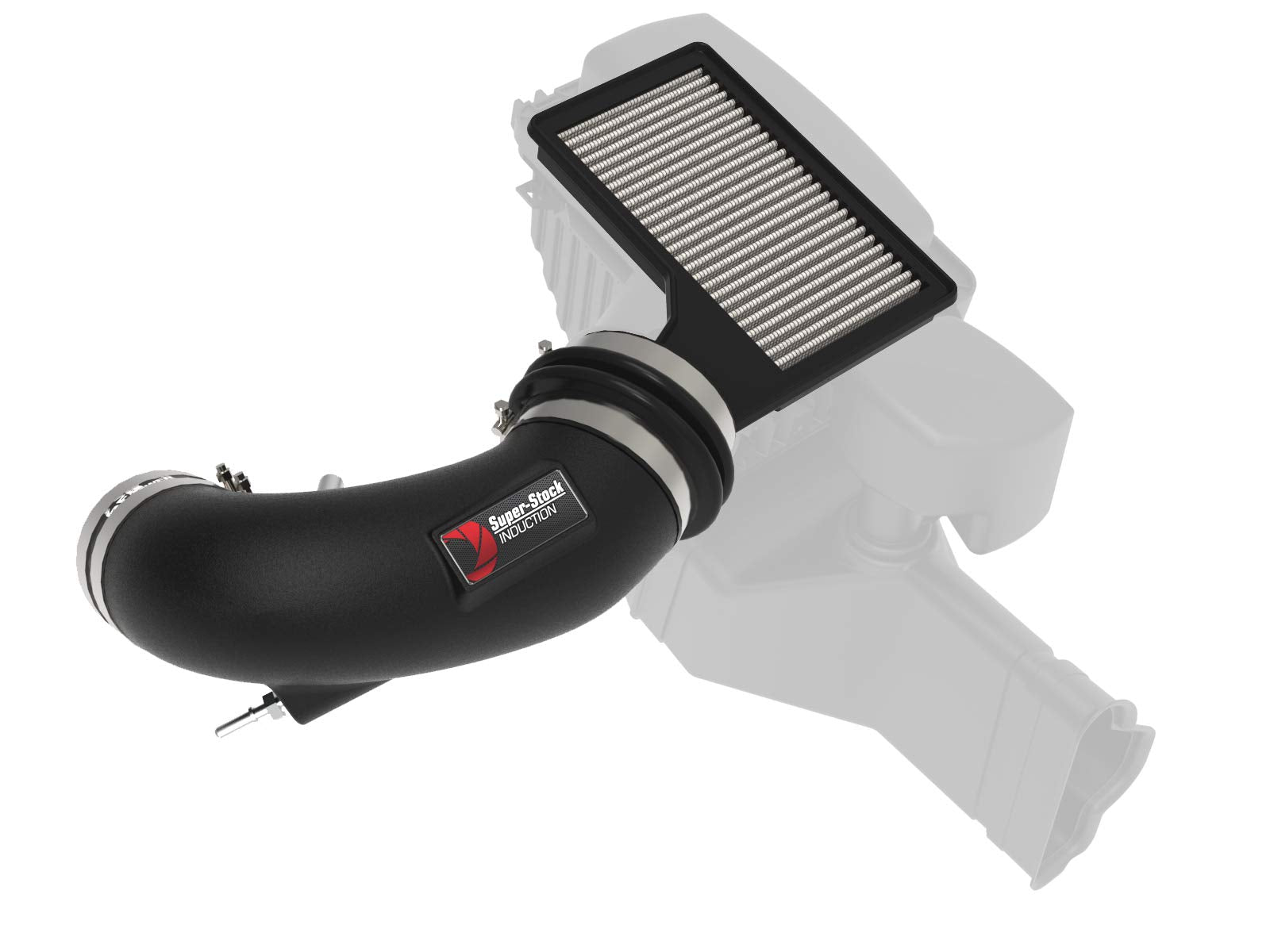 Afe Power 55-10005D Super Stock Induction System For 18-20 Ford Mustang Gt, Washable, Oil-Free Media