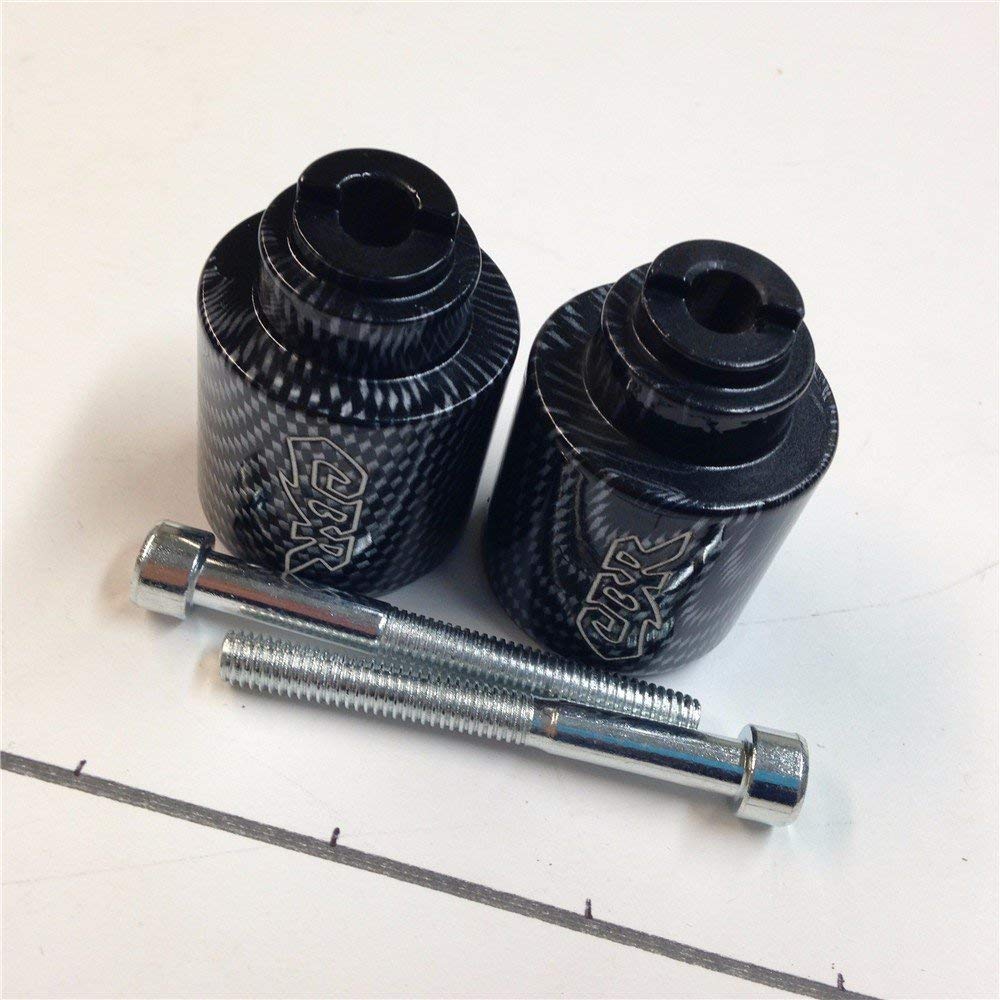 Xkmt-Carbon Cbr Logo Bar Ends Compatible With Super Blackbird Cbr1100Xx Cbr 1000 Rr 2004-2008 Cbr 600Rr 2003-2013 Cbr 600 F1/F2/
