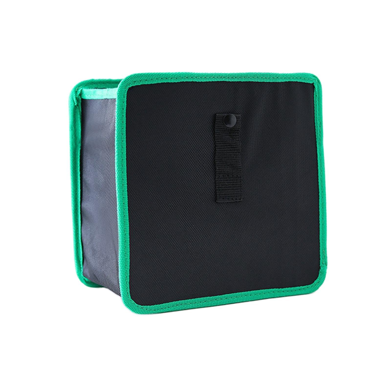 UJEAVETTE Foldable Car Trash Can Tear Resistant Multifunctional Automotive Garbage Bin Green