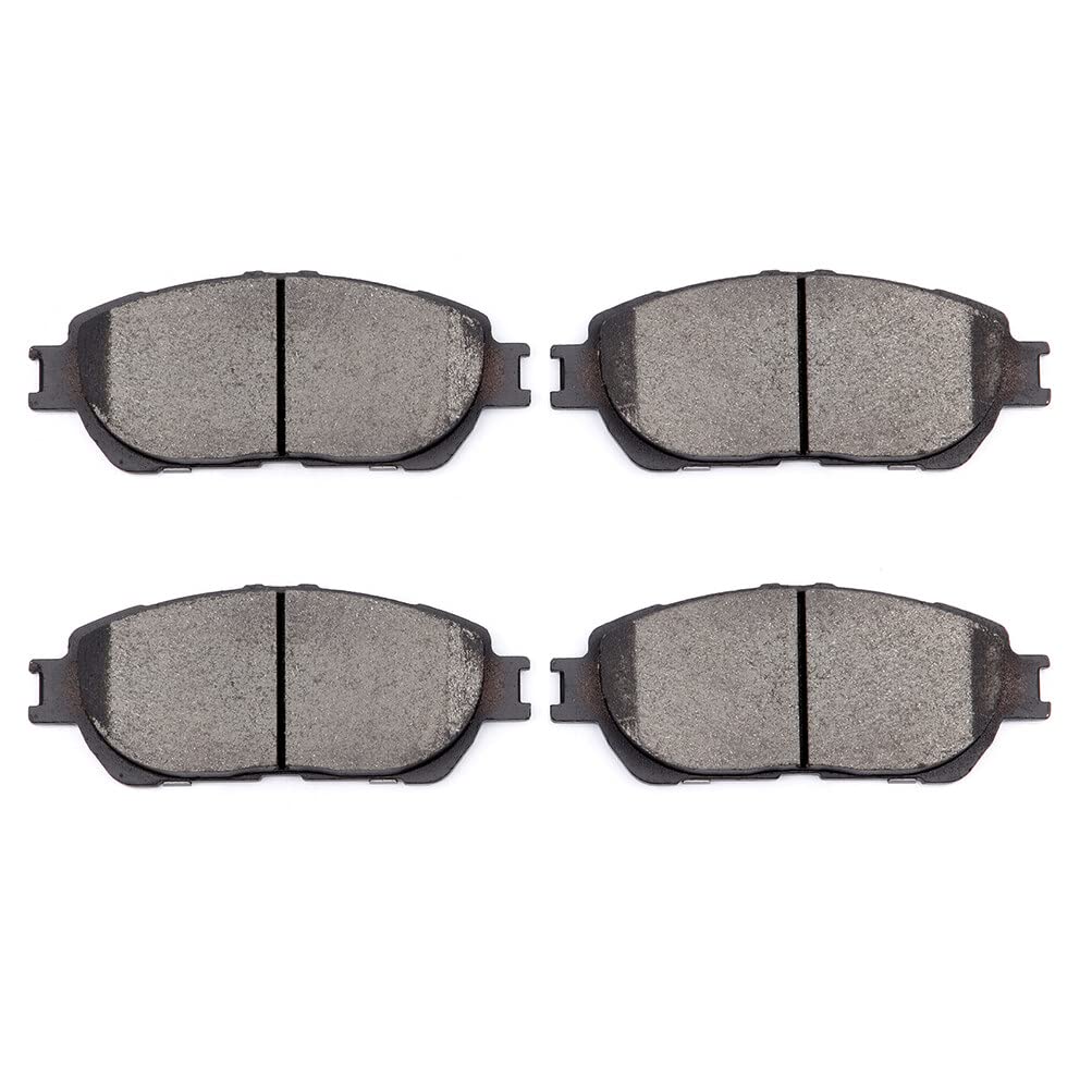 Cciyu 4Pcs Front Ceramic Brake Pads Kits 04-06 For Lexus Es330,05-07 For Toyota Avalon,05-06 For Toyota For Camry,04-10 For Toyo