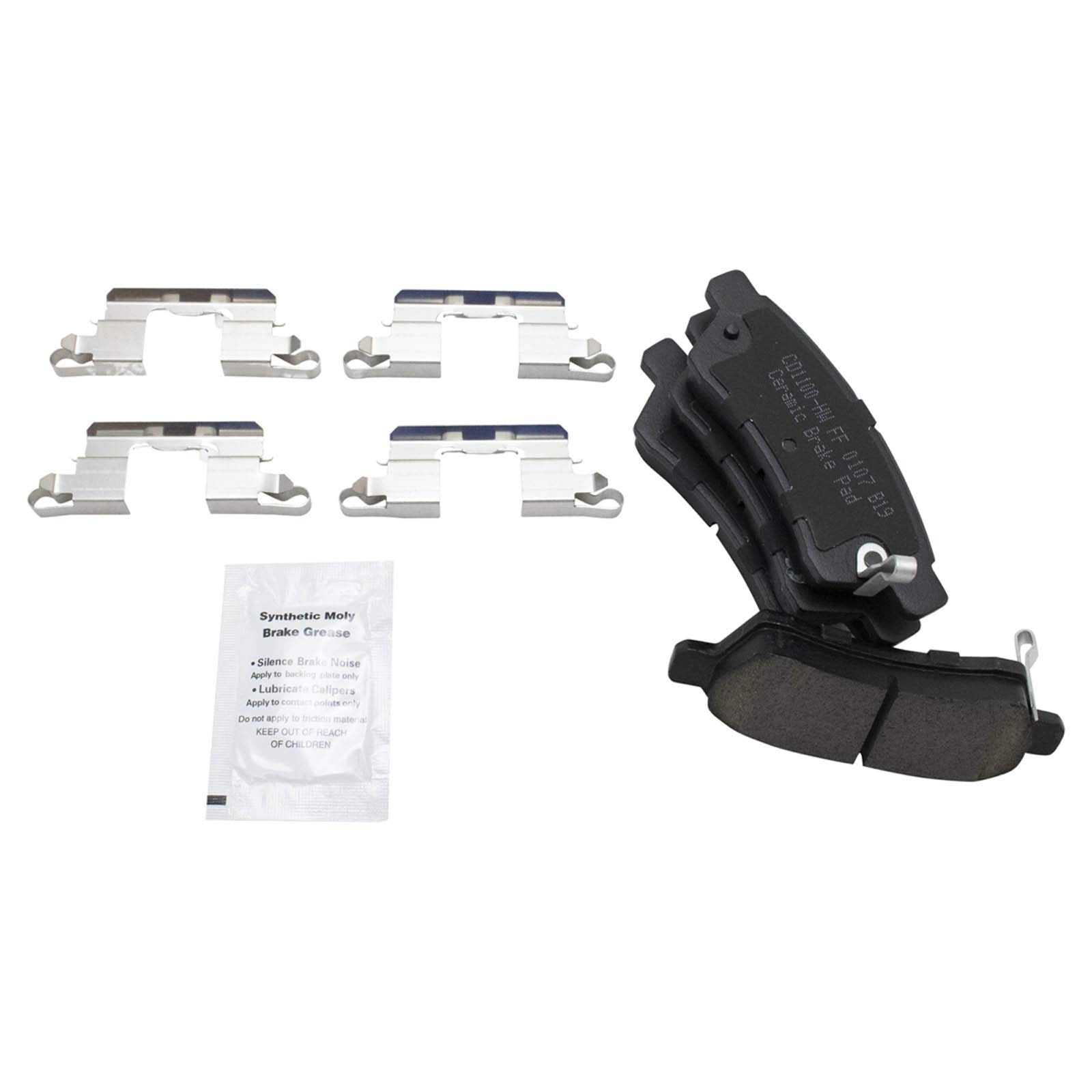 Trq Rear Brake Pad & Rotor Kit Brake Pads Brake Rotor Parking Brake Shoe Set Ceramic Compatible With 2005-2019 Nissan Frontier 2