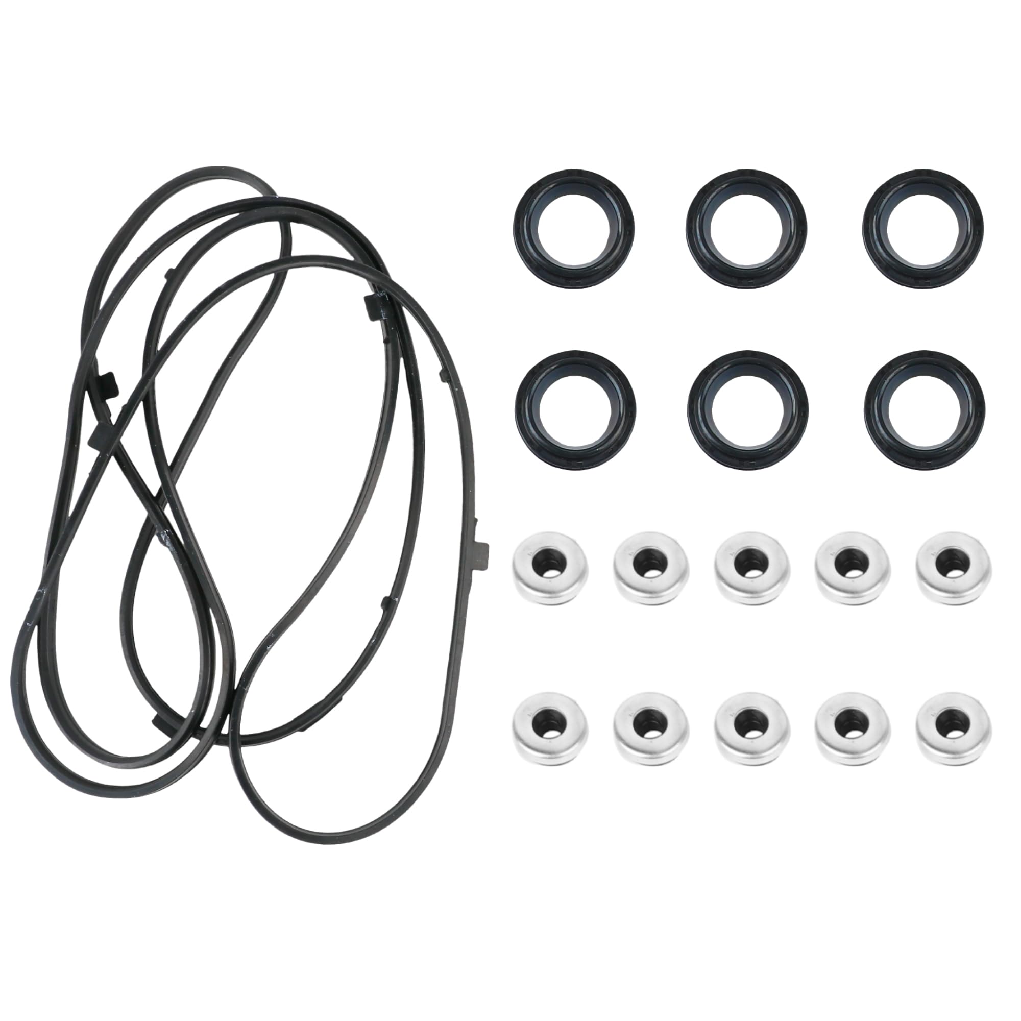 RICHWEI VS50607R Engine Valve Cover Gasket Set for Honda Accord, Pilot, Ridgeline & Acura MDX RLTL, 2003-2010, 3.0