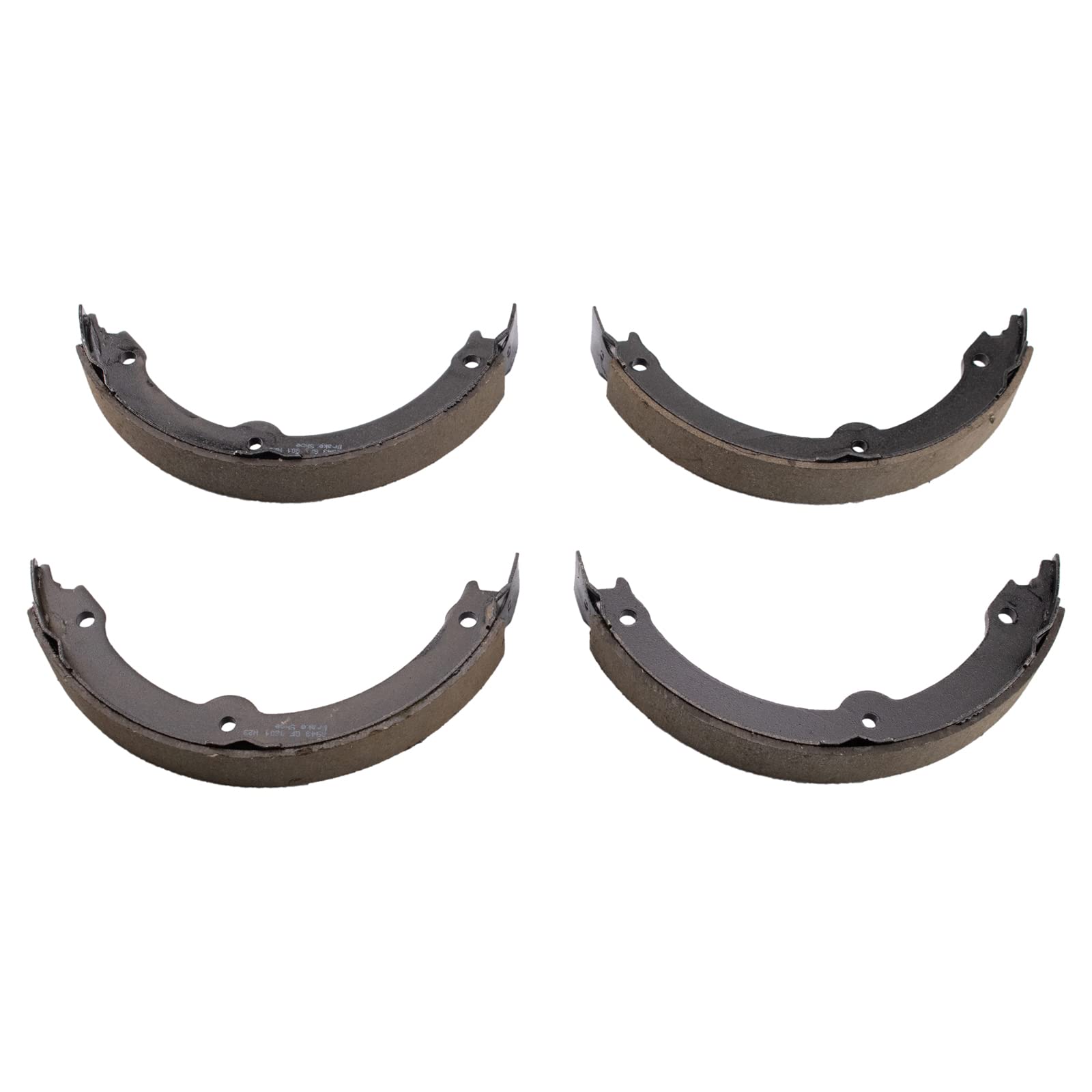 Trq Rear Brake Pad & Rotor Kit Brake Pads Brake Rotor Parking Brake Shoe Set Ceramic Compatible With 2008-2021 Lexus Lx570 Toyot