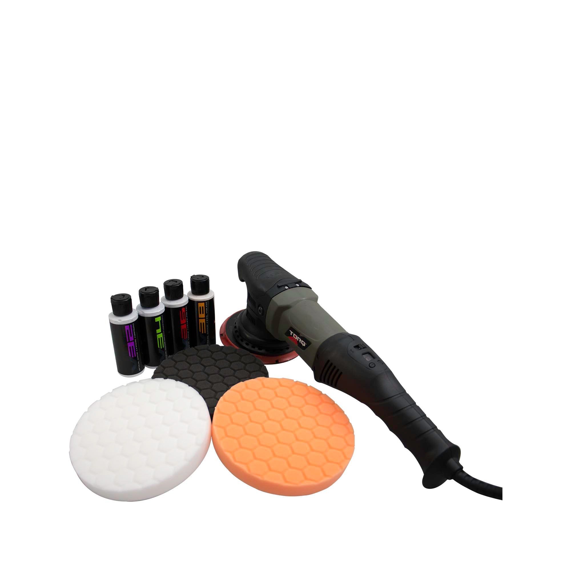 Chemical Guys BUF502X - TORQ22D Random Orbital Polisher, Pads, Polishes & Compounds Kit (Safe for Cars, Trucks, SUVs, & More) -