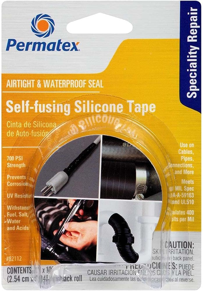 Permatex 82112 1'' X 10' Self-Fusing Silicone Tape