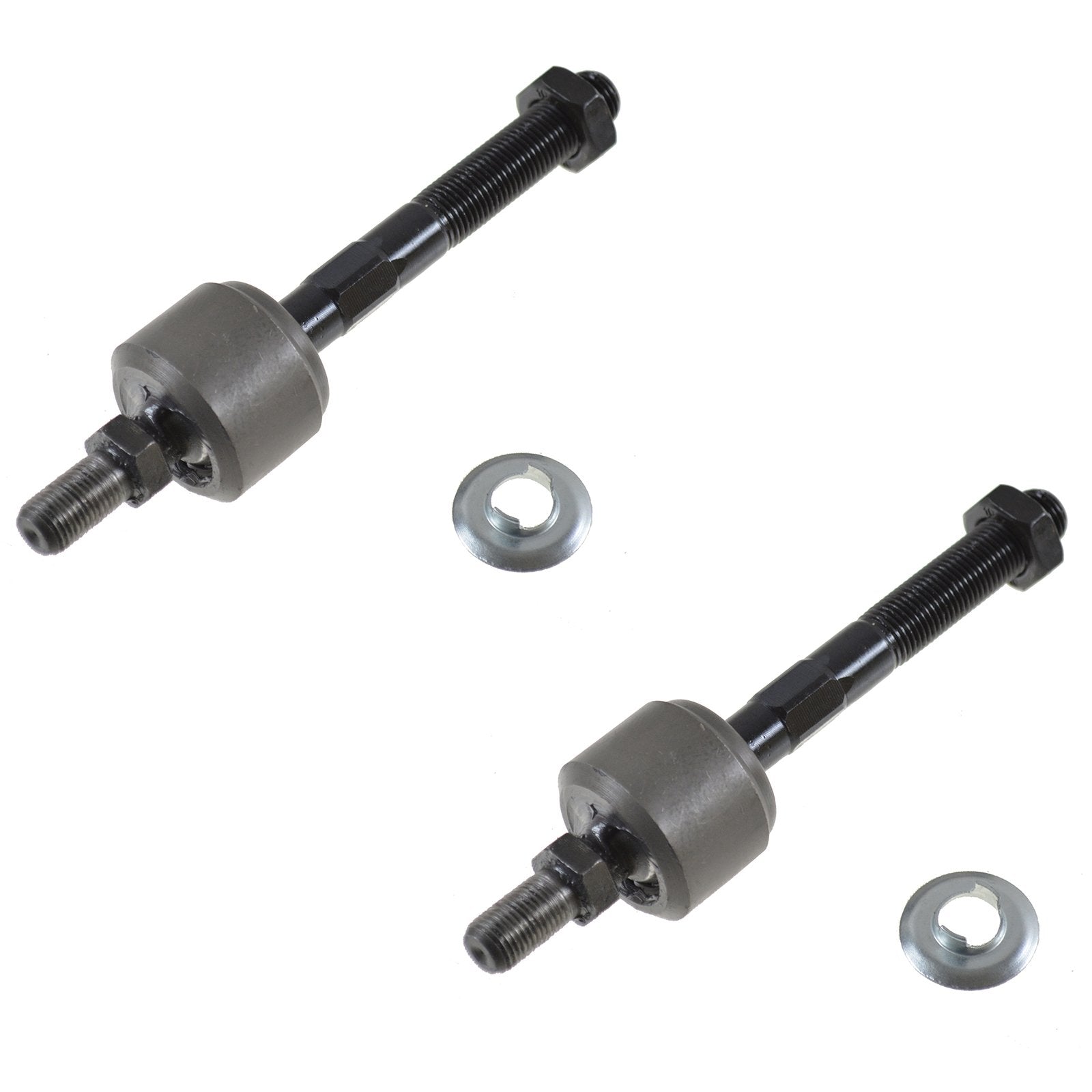 Trq Front Driver & Passenger Side Steering Kit Steering Rack & Pinion Bellow Tie Rod Compatible With 1990-1993 Honda Accord
