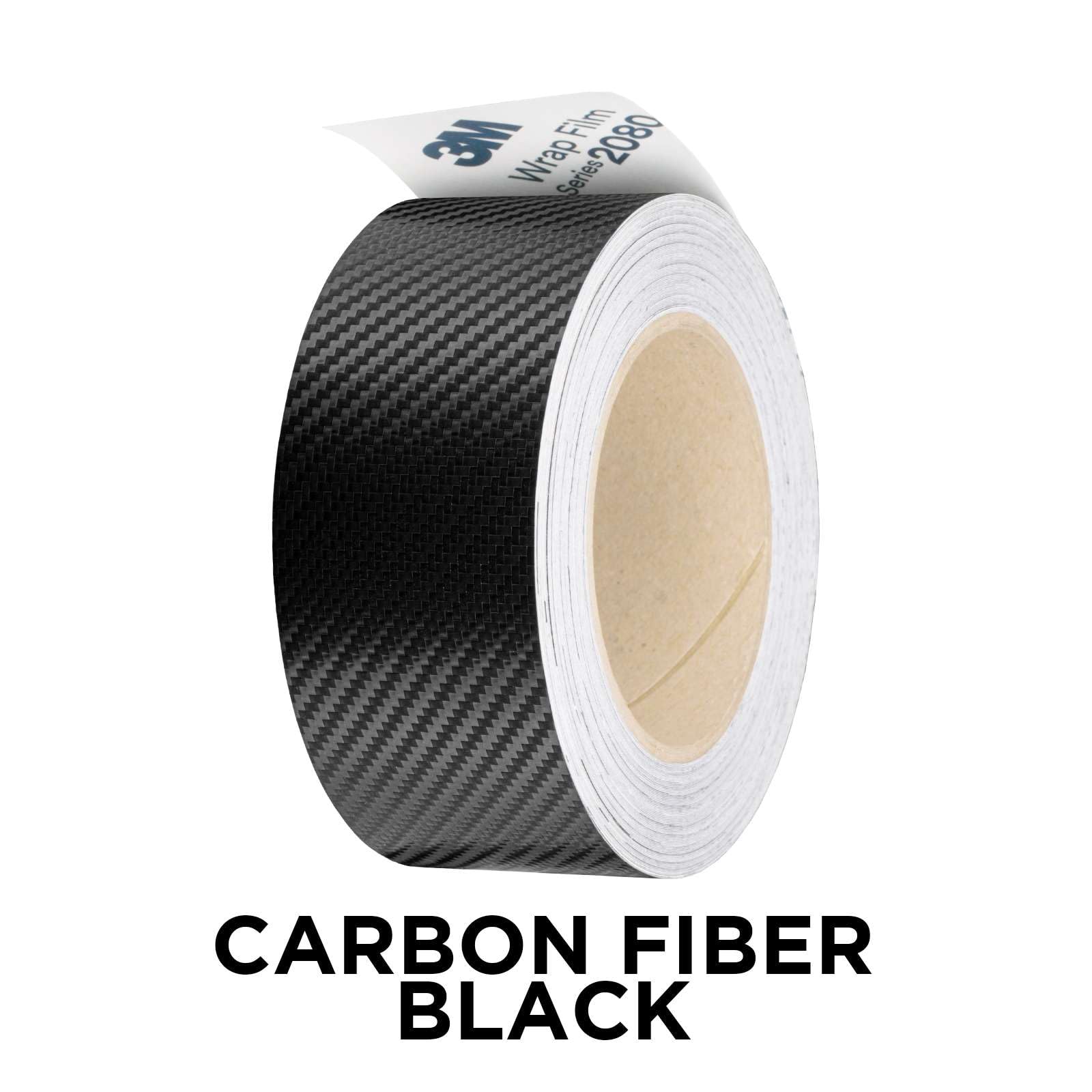 4 Inches X 50 Feet Carbon Fiber Black 3M 2080 Vinyl Wrap Kit For Black Out Chrome Delete Window Trim Door Trim With Tool Kit