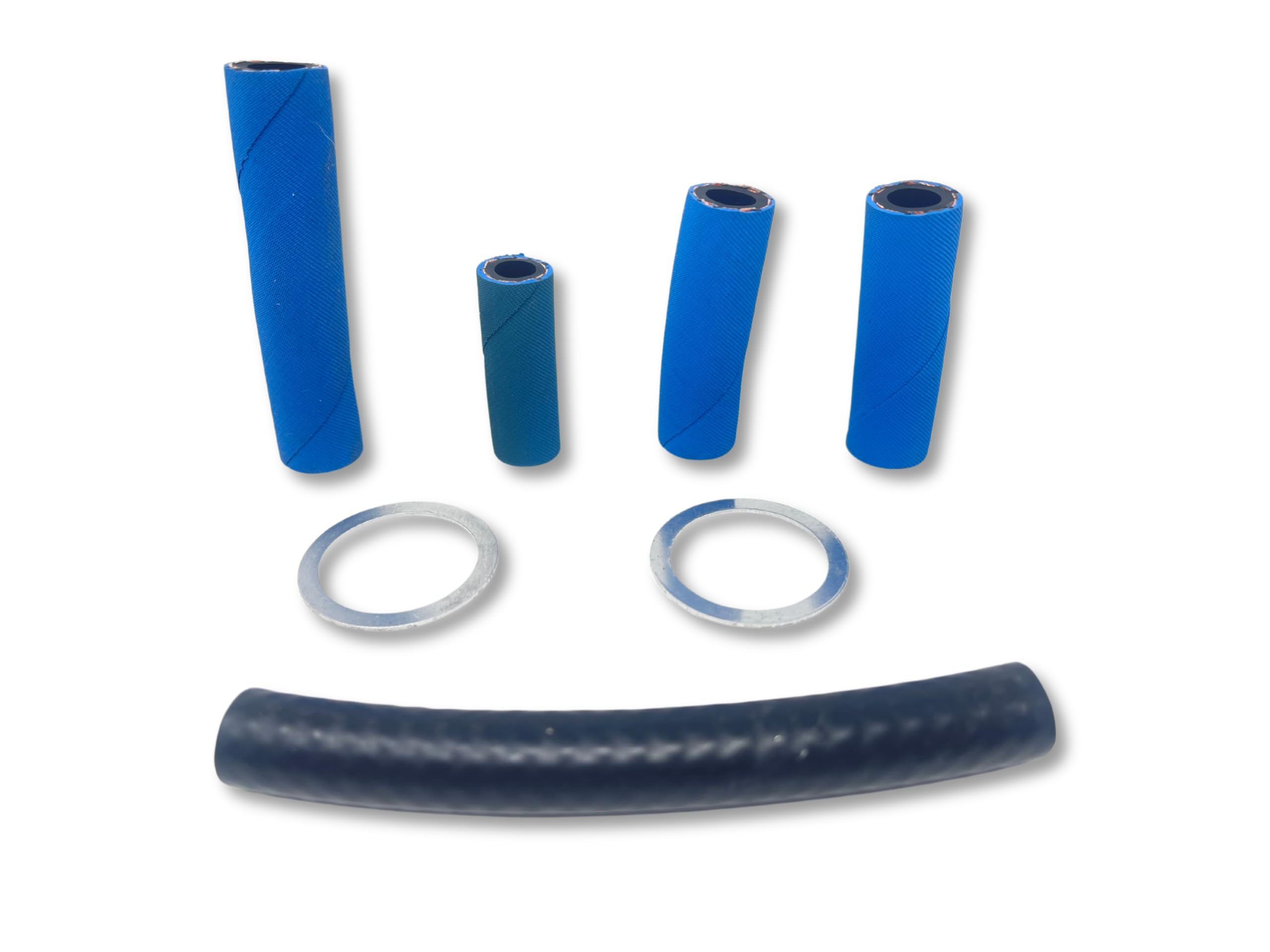 Fuel Filter Lift Pump Hose Lines Washers Kit Compatible With 1994-1997 Ford F250 F350 Superduty 7.3L Diesel Powerstroke