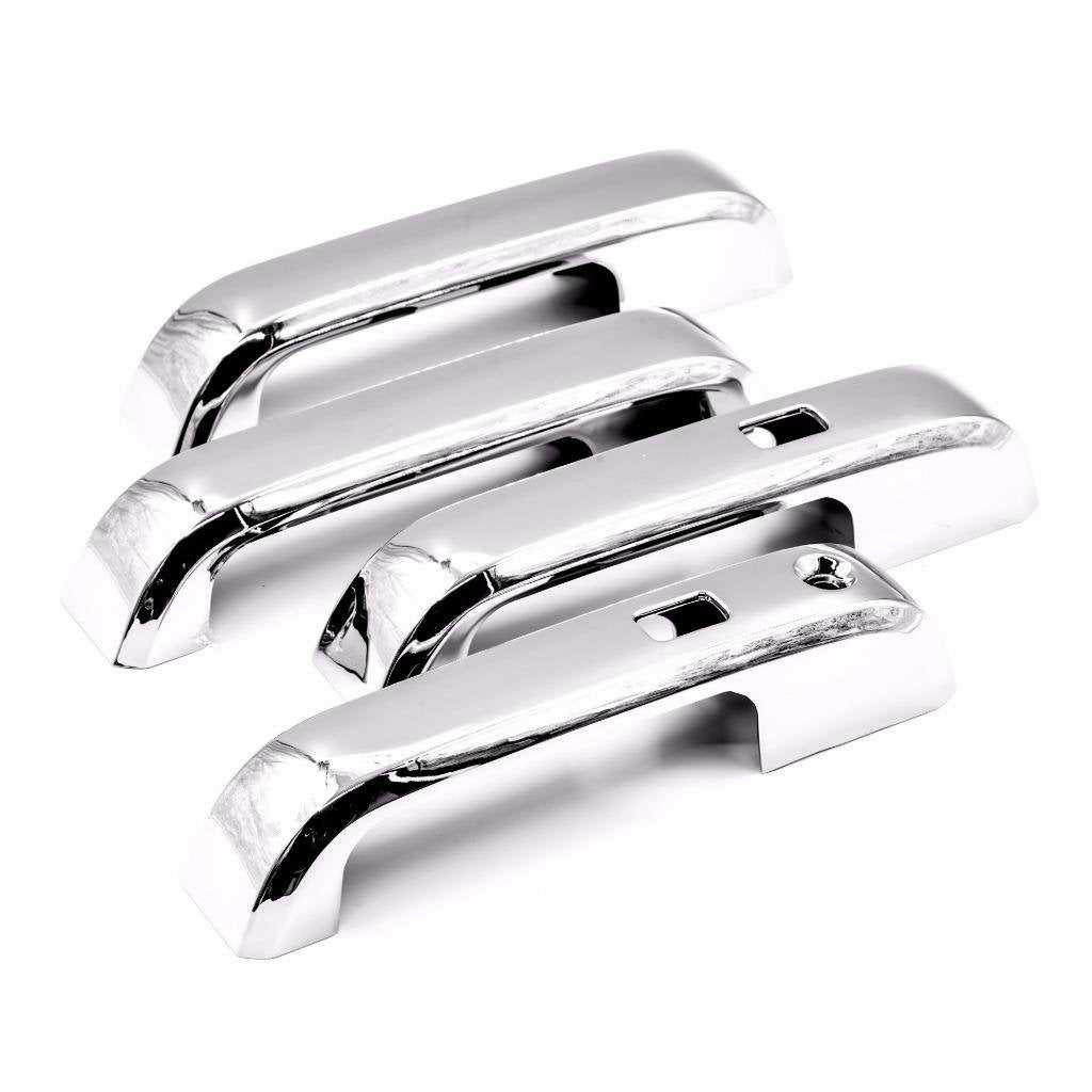 S Sizver Chrome Door Handle Cover Compatible With 2015-2019 Ford F-150/2017-2018 F-250Hd/F-350Hd 4Dr Crew