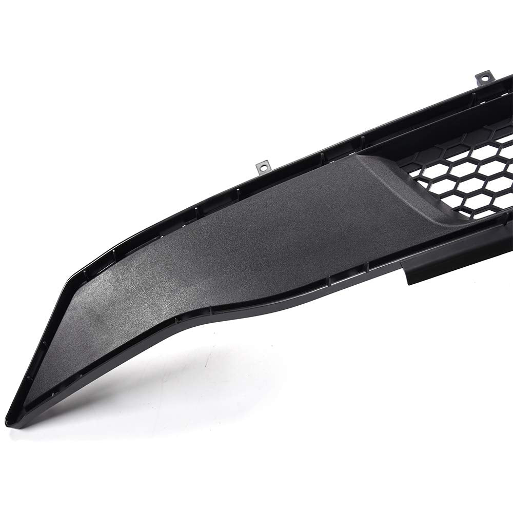 PIT66 Honeycomb Style Lower Grille for 2018-2021 Ford Mustang, Black Plastic