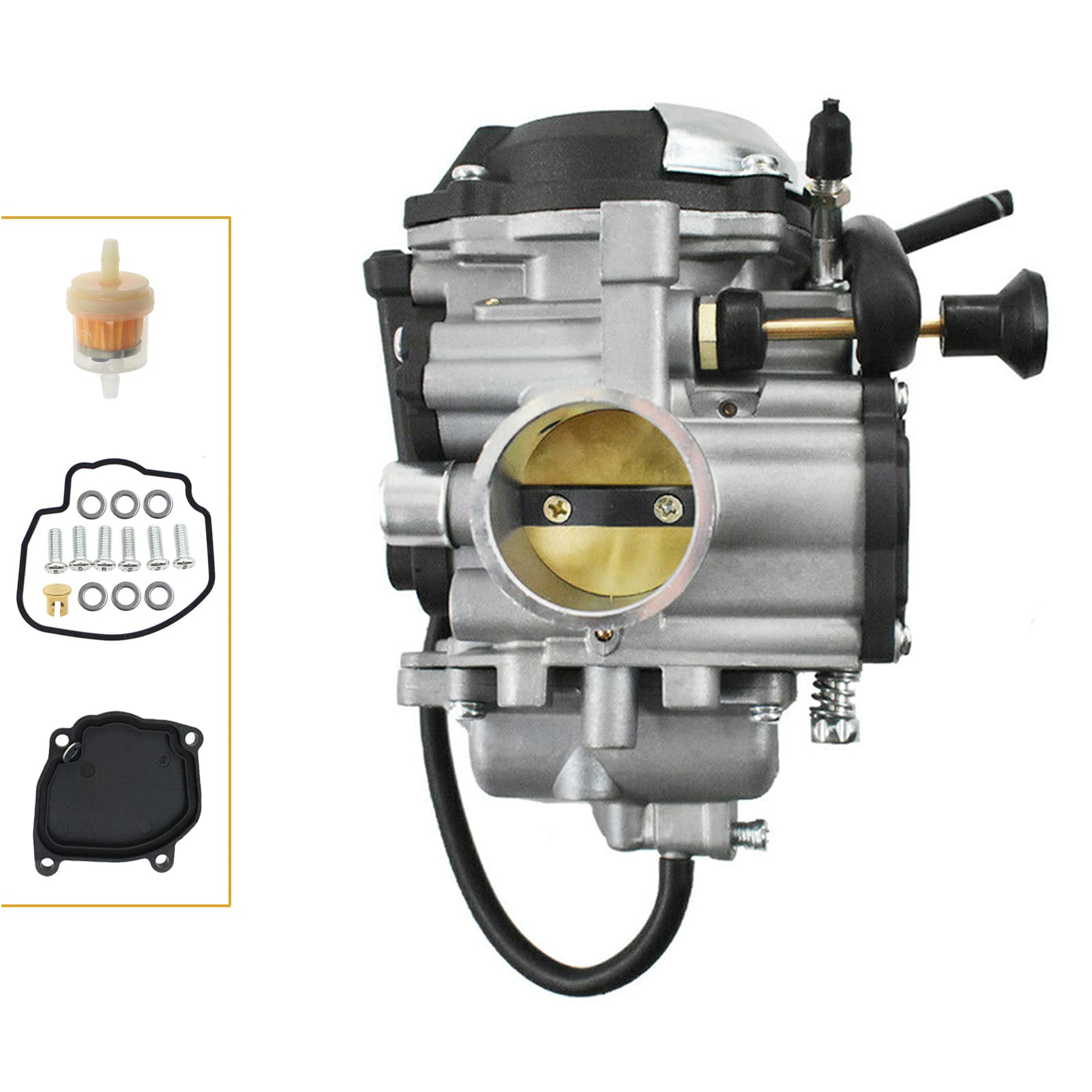 Carburetor Carb for Yamaha Wolverine 350 YFM350 (1996-2005) & Big Bear 350 YFM350 (1999) 4x4 ATV Quad Carb 4KB-14901-10-00 4KB-1
