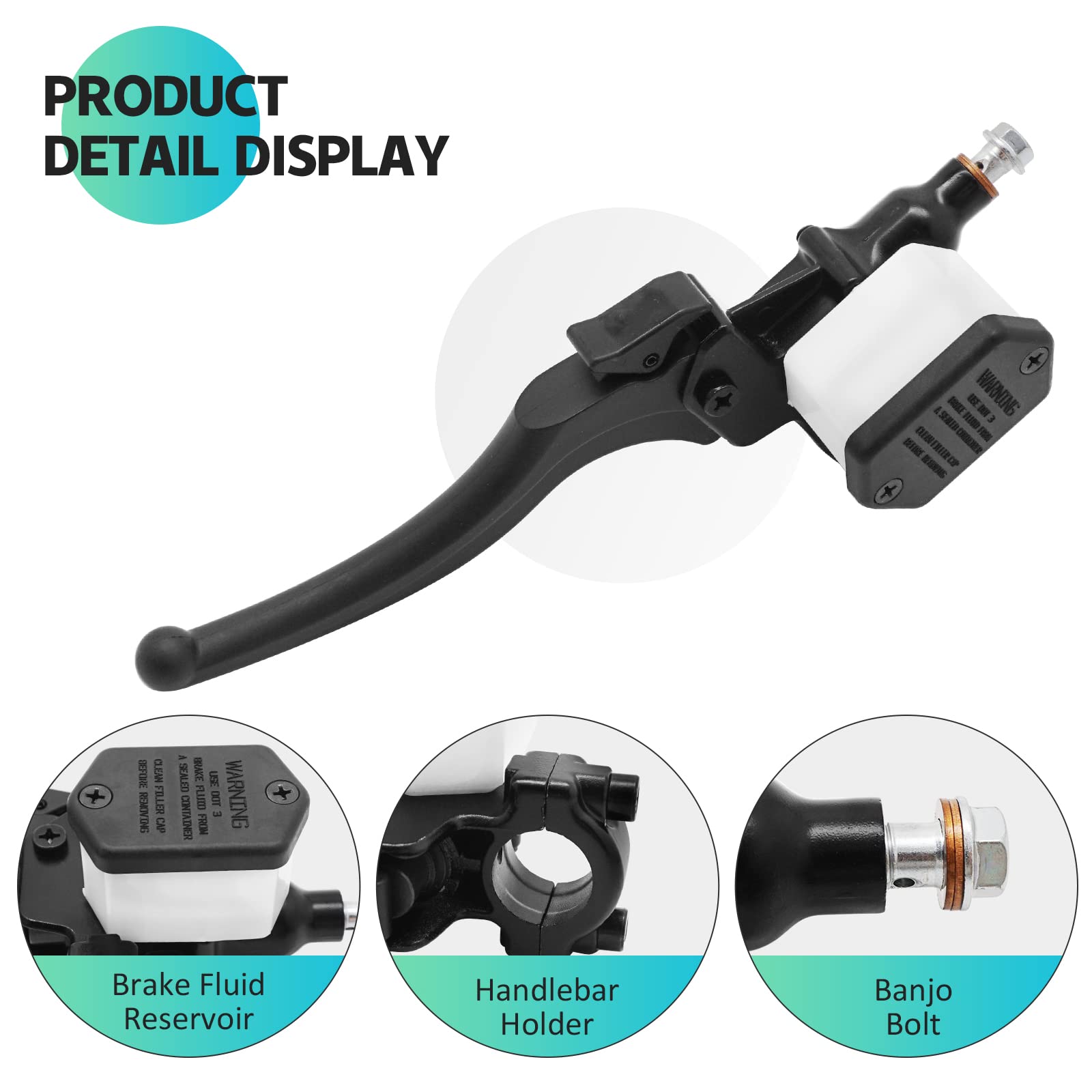 JAVIK Front Brake Master Cylinder for Polaris Sportsman 500, 335, Xplorer 500, Magnum 500 - Durable Replacement Part