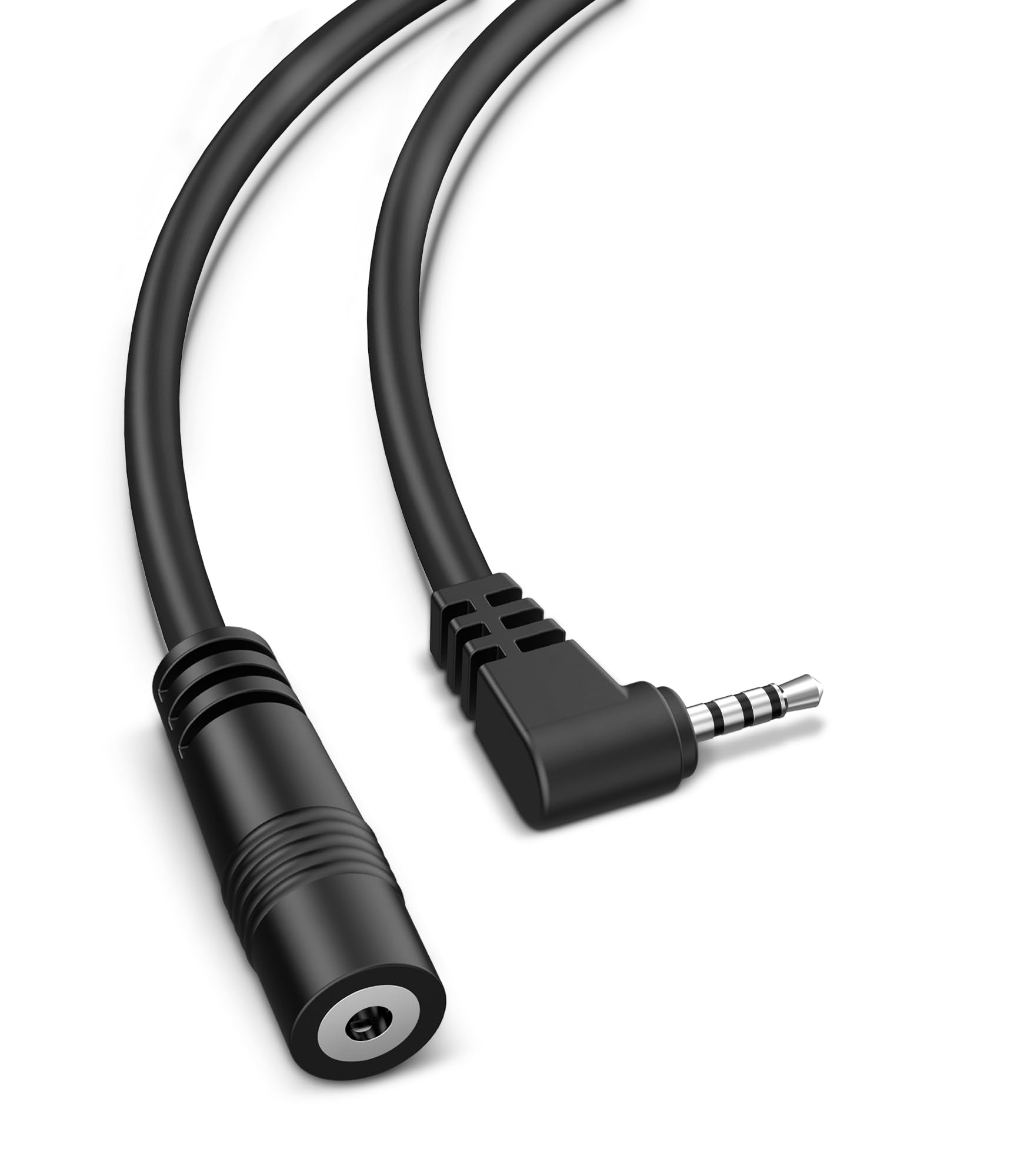Yqmajim 2.5Mm Dash Cam Rear View Camera Extension Cable, (6Ft Thicker) 90 Degree Backup Camera Extension Cord, Mirror Cam Extens