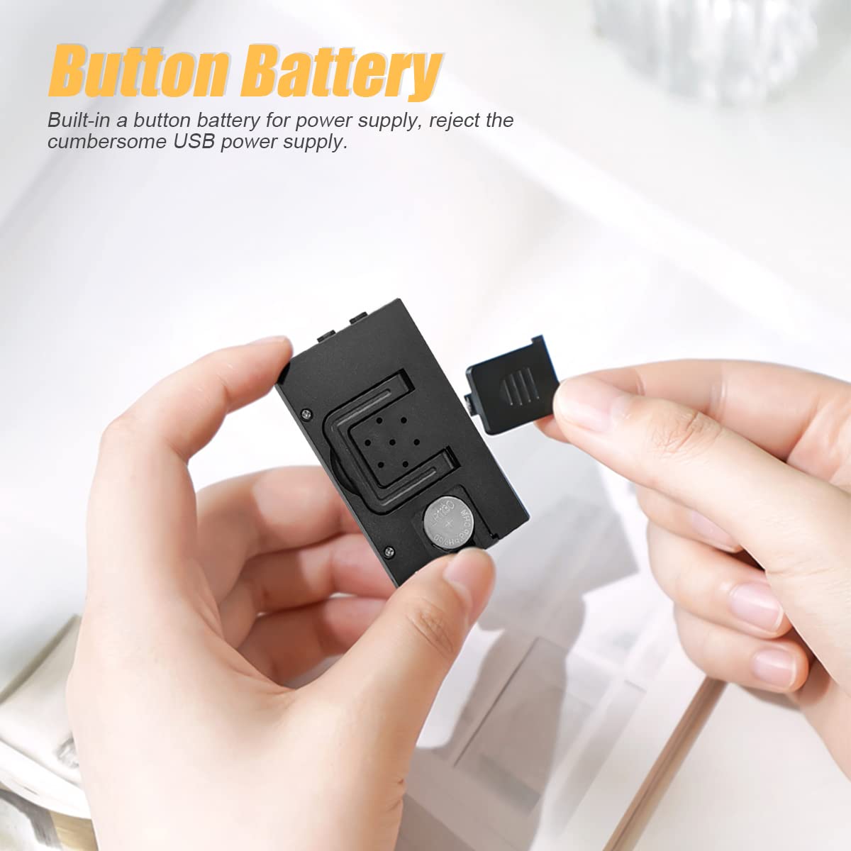 Mini Digital Clock for Car Dashboard, Self-Adhesive Vehicle Electronic Clocks with LCD Time, Auto Sticky Clock with Bracket Hold