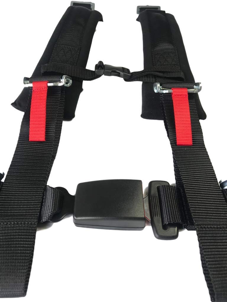 Bump Seat With Black Harness For Polaris Rzr 2014+Rzr 1000 Or Turbo Models