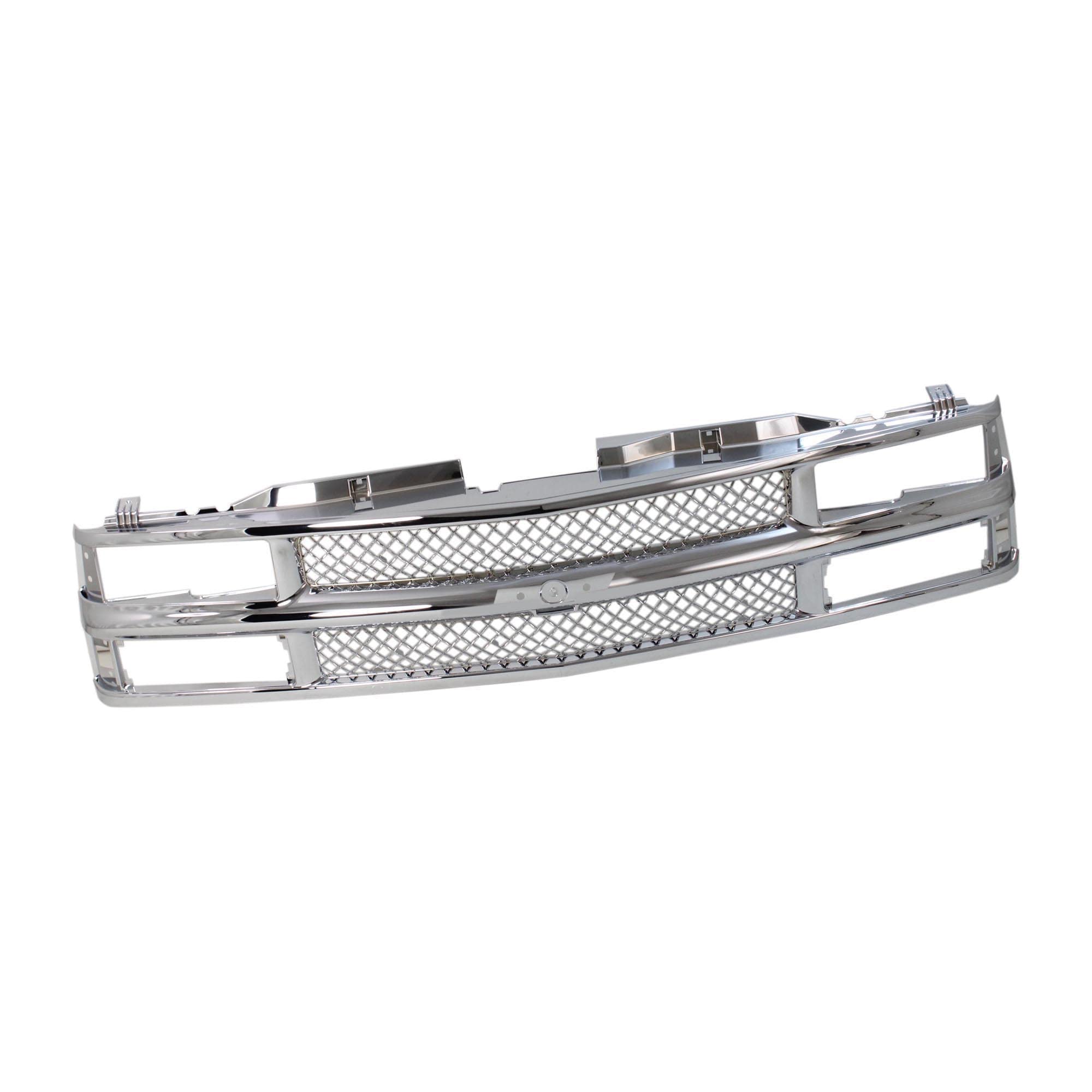 Garage-Pro Grille Assembly Compatible with Chevrolet Tahoe 1995-1999, C1500 & K1500 1994-1999, C2500 & K2500 1994-2000, Chrome S