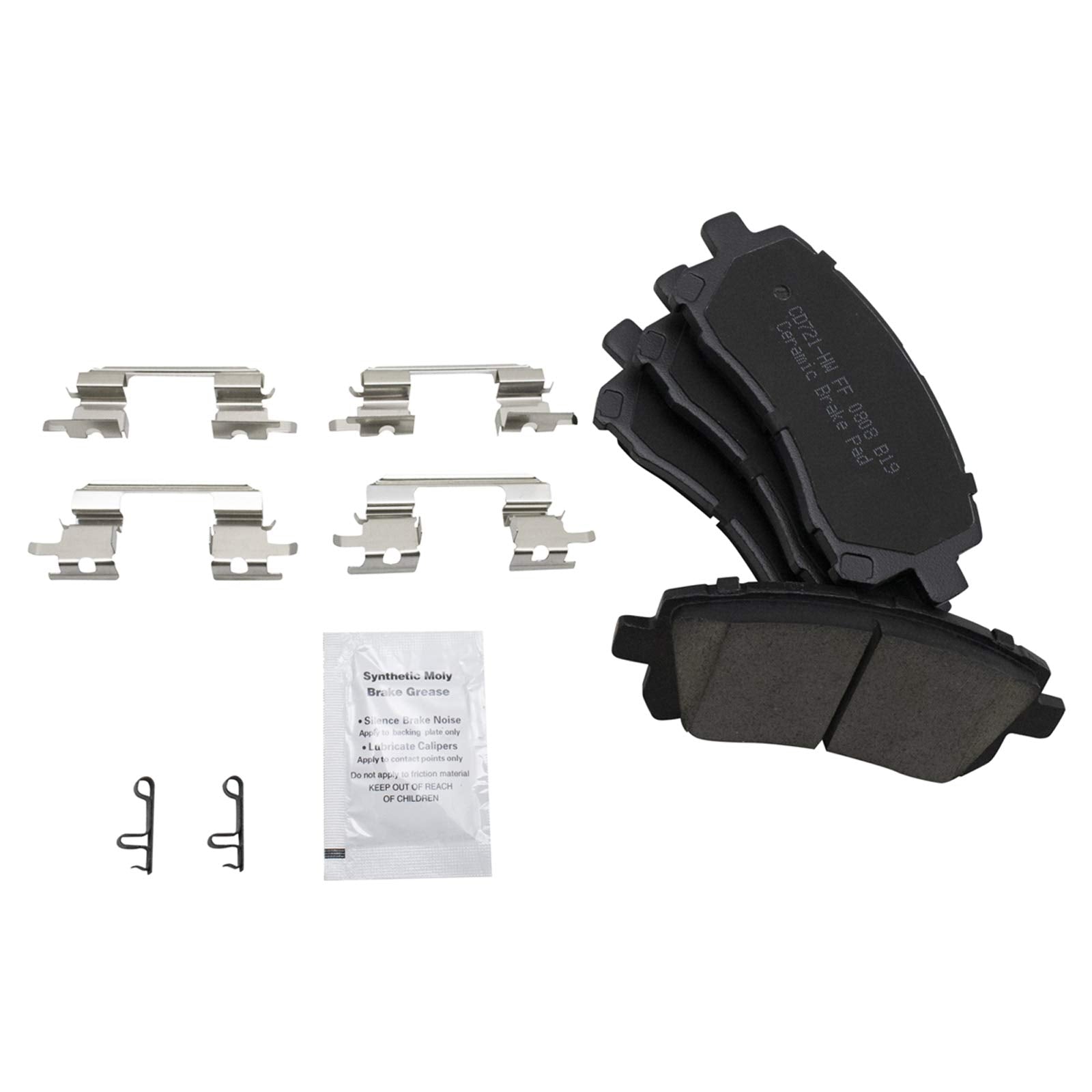 Trq Front And Rear Brake Pad & Rotor Kit Brake Pads Brake Rotor Ceramic Compatible With 1998 Subaru Impreza 1997-1999 Legacy