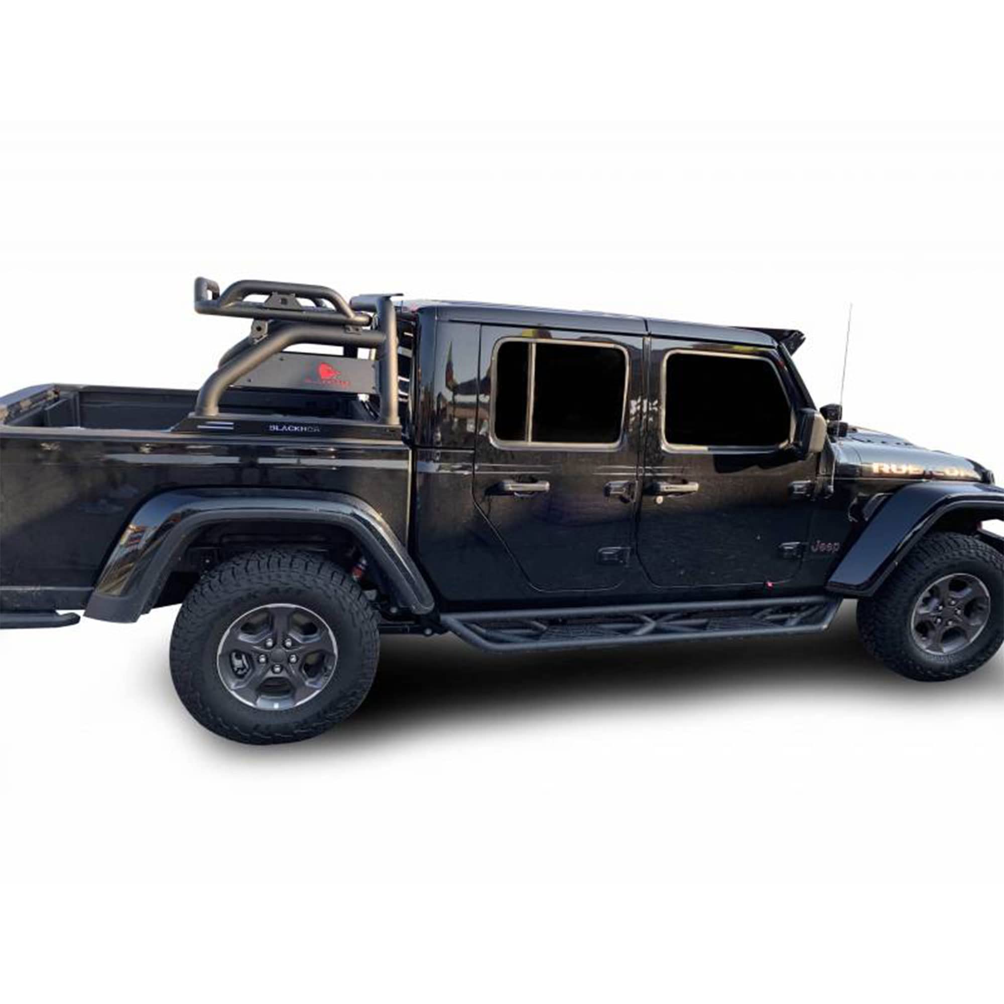 Black Horse Off Road Atlas Roll Bar Black Compatible With 2020-2023 Jeep Gladiator-Atrb9Bk