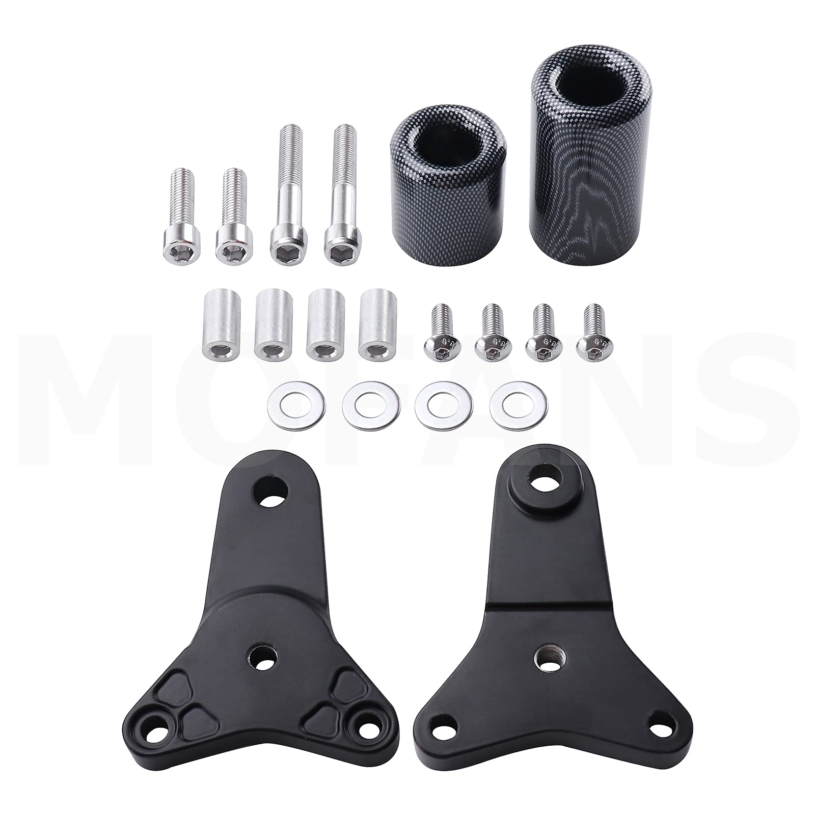 Mofans Carbon Frame Slider Crash Bars Protector Fit For Suzuki Gsxr 600 750 2011 2012 2013 2014 2015 2016 2017 2018 2019 2020