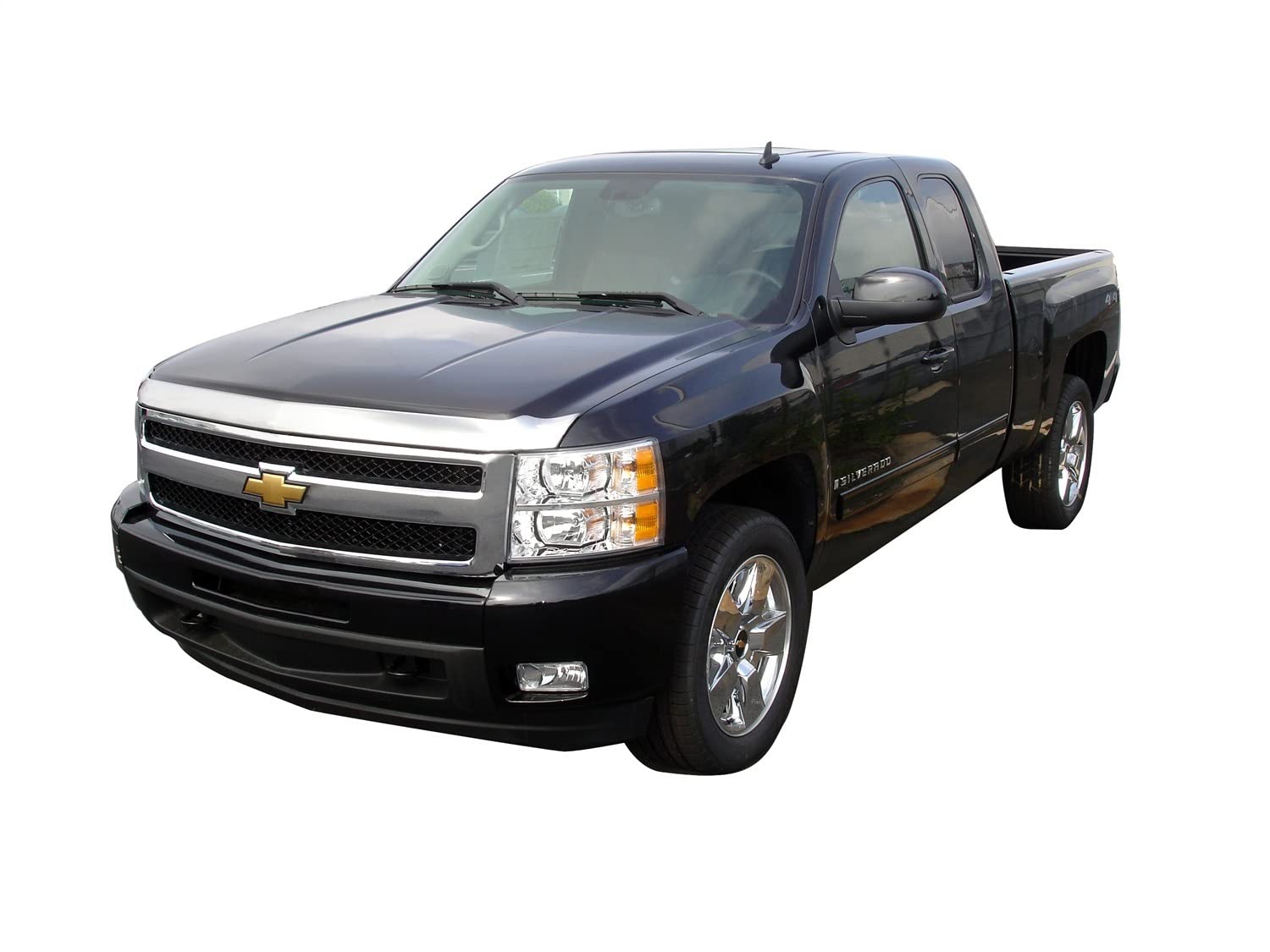 Auto Ventshade [Avs] Aeroskin / Hood Protector | Fits 2007 - 2013 Chevrolet Silverado 1500, 1 Pc. | Chrome - 622002