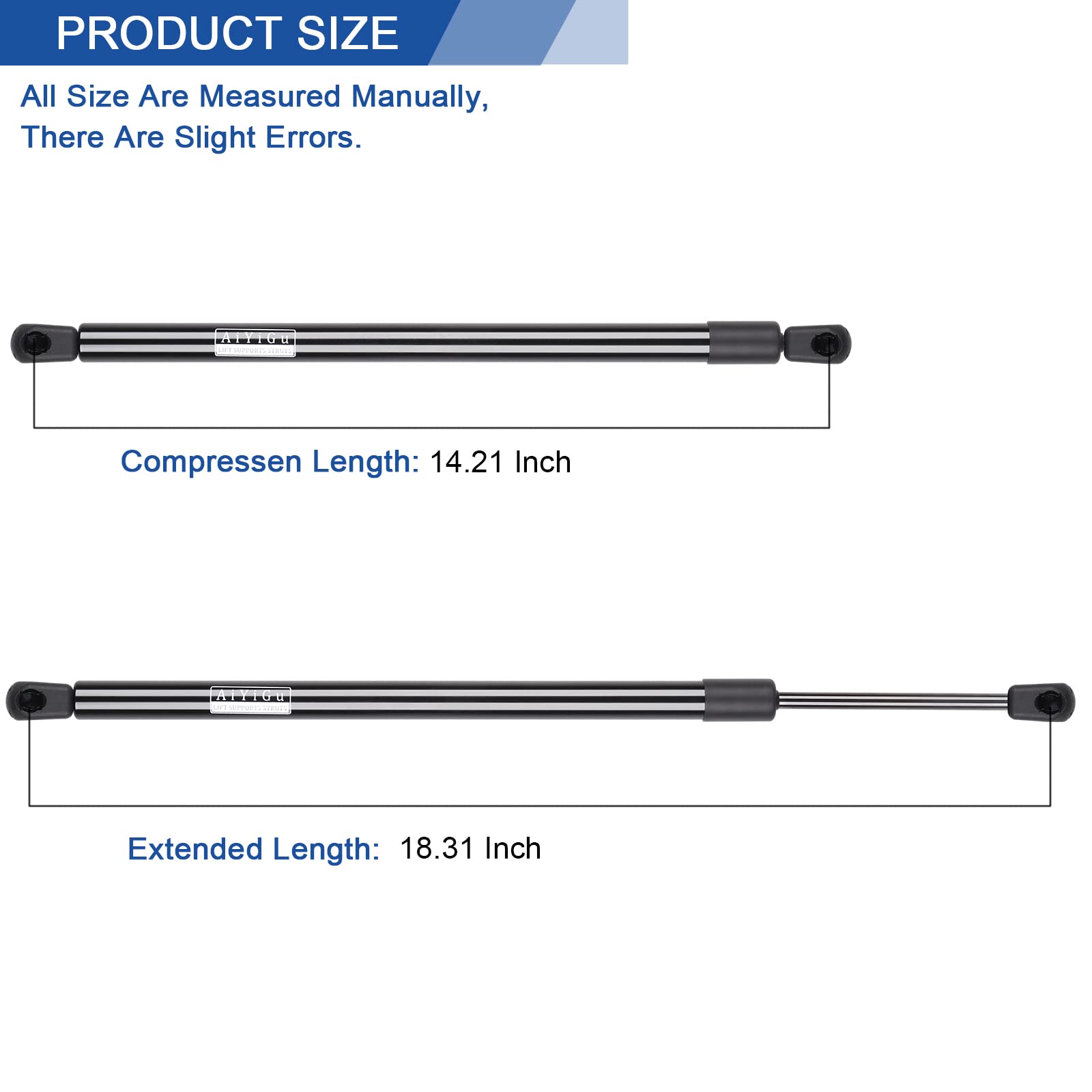 AiYiGu Front Hood Struts Shocks Lift Supports Gas Springs 4352 Compatible with Honda Accord 1998 1999 2000 2001 2002, Replacemen