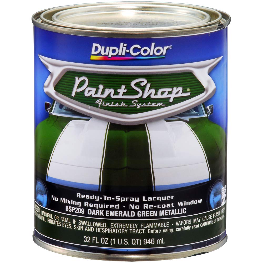 Dupli-Color Bsp209 Paint Shop Finish System Base Coat - Dark Emerald Green Metallic - 32 Oz. Automotive Paint