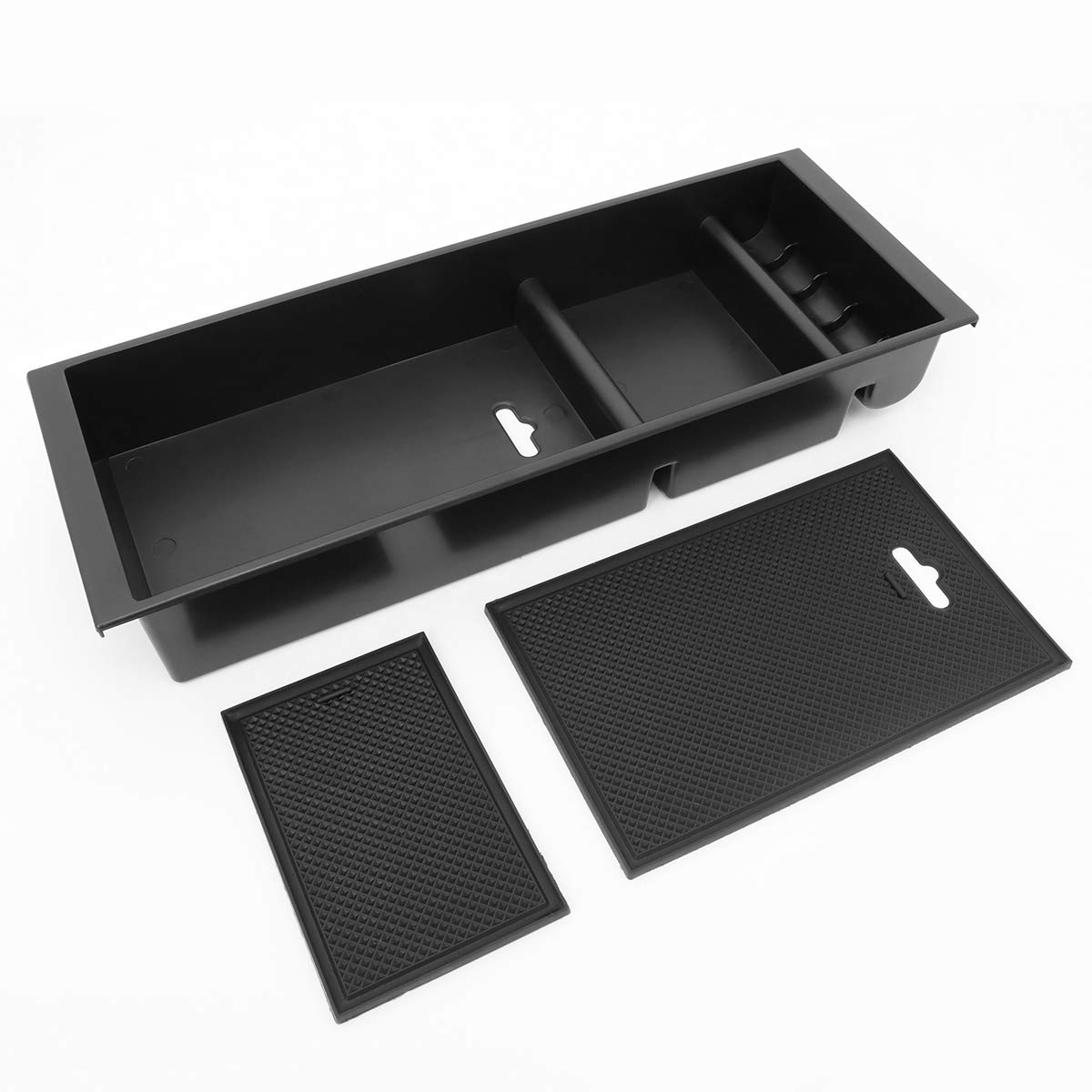 Dna Motoring Ztl-Y-0073 Factory Style Center Console Organizer Tray Storage Box Replacement,Black