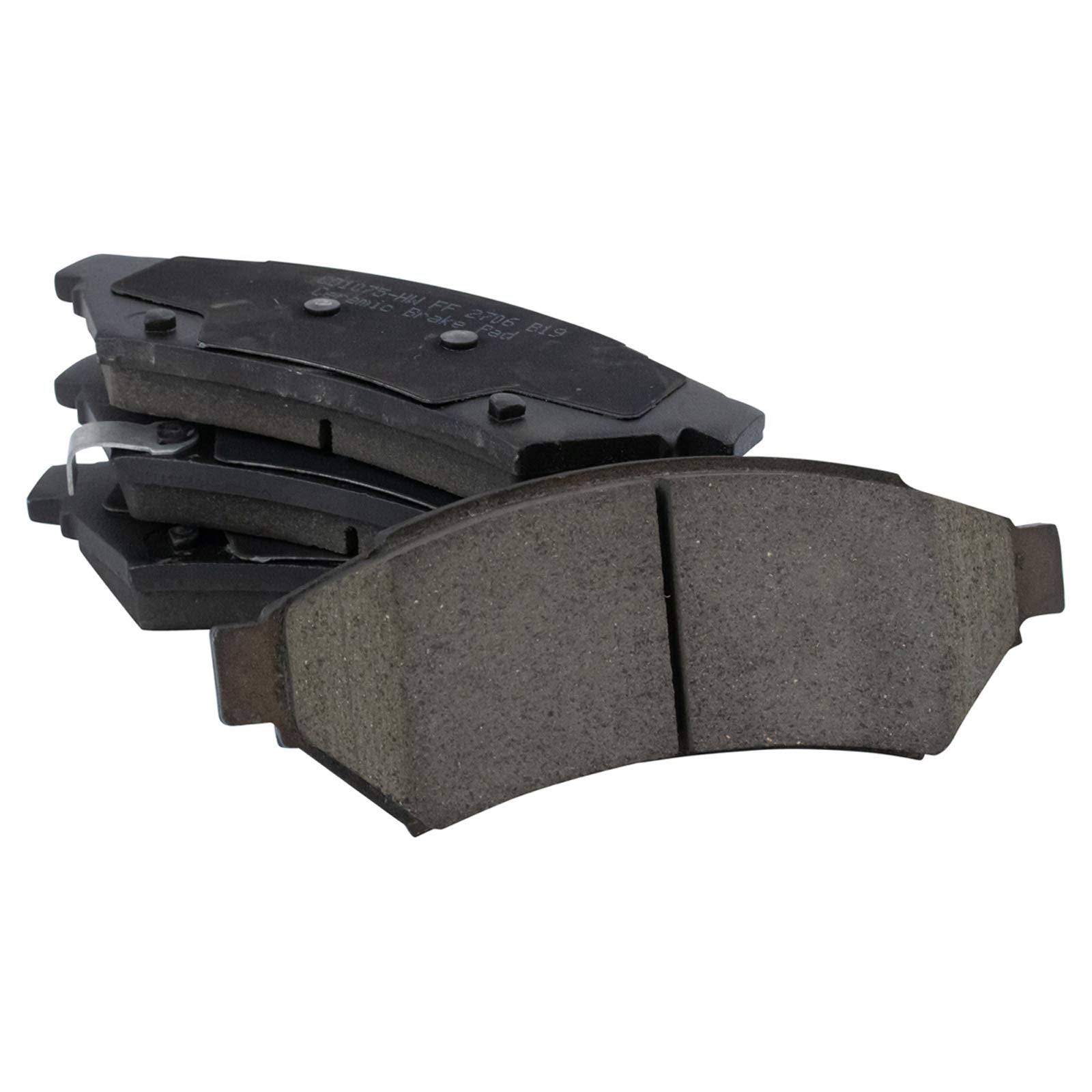 Trq Front Brake Pad & Rotor Kit Brake Pads Brake Rotor Ceramic Compatible With 2005-2008 Buick Lacrosse 2005 Terraza Chevrolet U