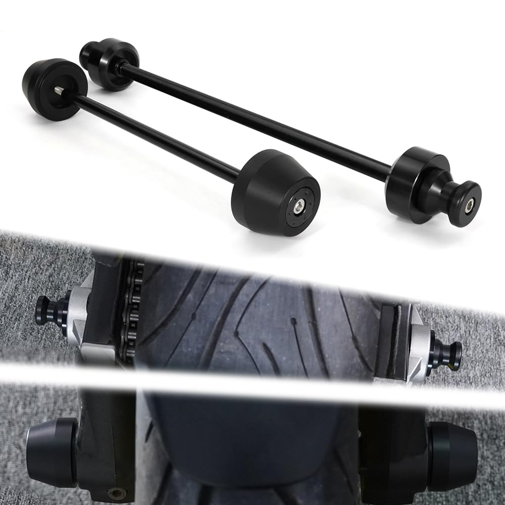 Xitomer Front And Rear Axle Sliders & Swing Arm Stand Bobbins, Fit For 2023 2022 2023 Mt-07 2014-2023 & Fz-07 Motorcycle Front A