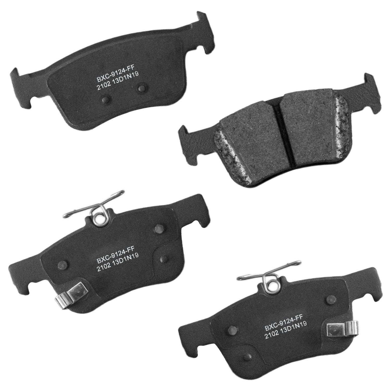 Bendix Premium Sbc2102 Ceramic Rear Brake Pads For Acura Integra 2024, Rdx 2023-2021, Honda Accord 2024-2018, Civic 2022-2020, I