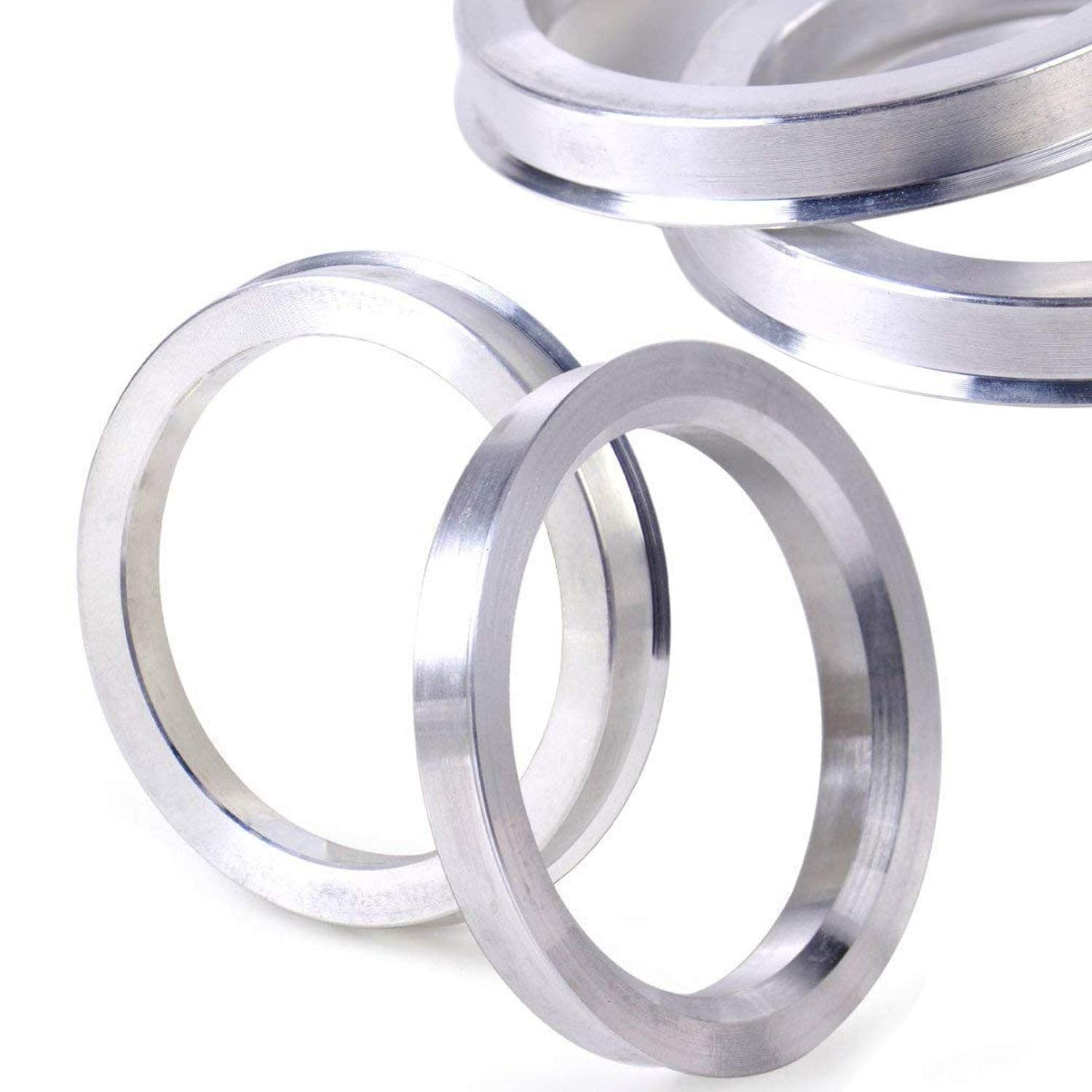 Zhteapr 4Pcs Wheel Hub Centric Rings 72.6 To 66.1 - Od=72.6Mm Id=66.1Mm - Aluminium Alloy Wheel Hubrings