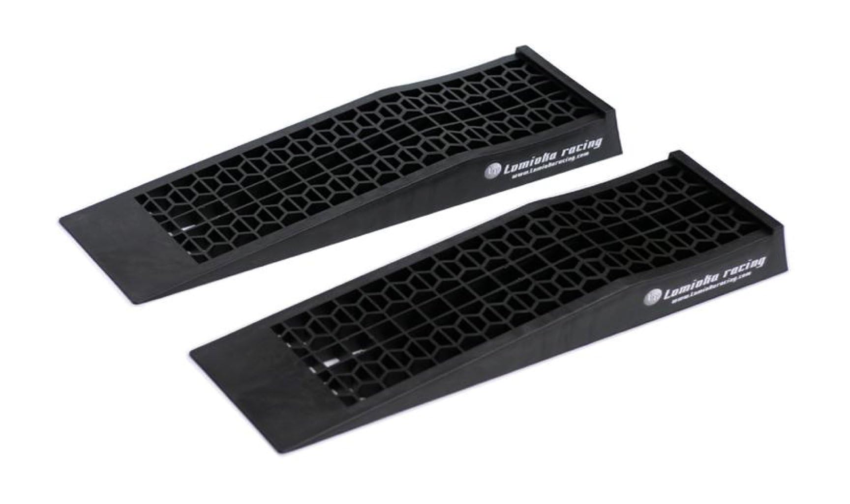 Tomioka Racing Super Slopes 2 Pack - Low Profile Car Ramps Perfect for Low Cars, Raise Your Car Up for Floor Jacks, Race Truck V
