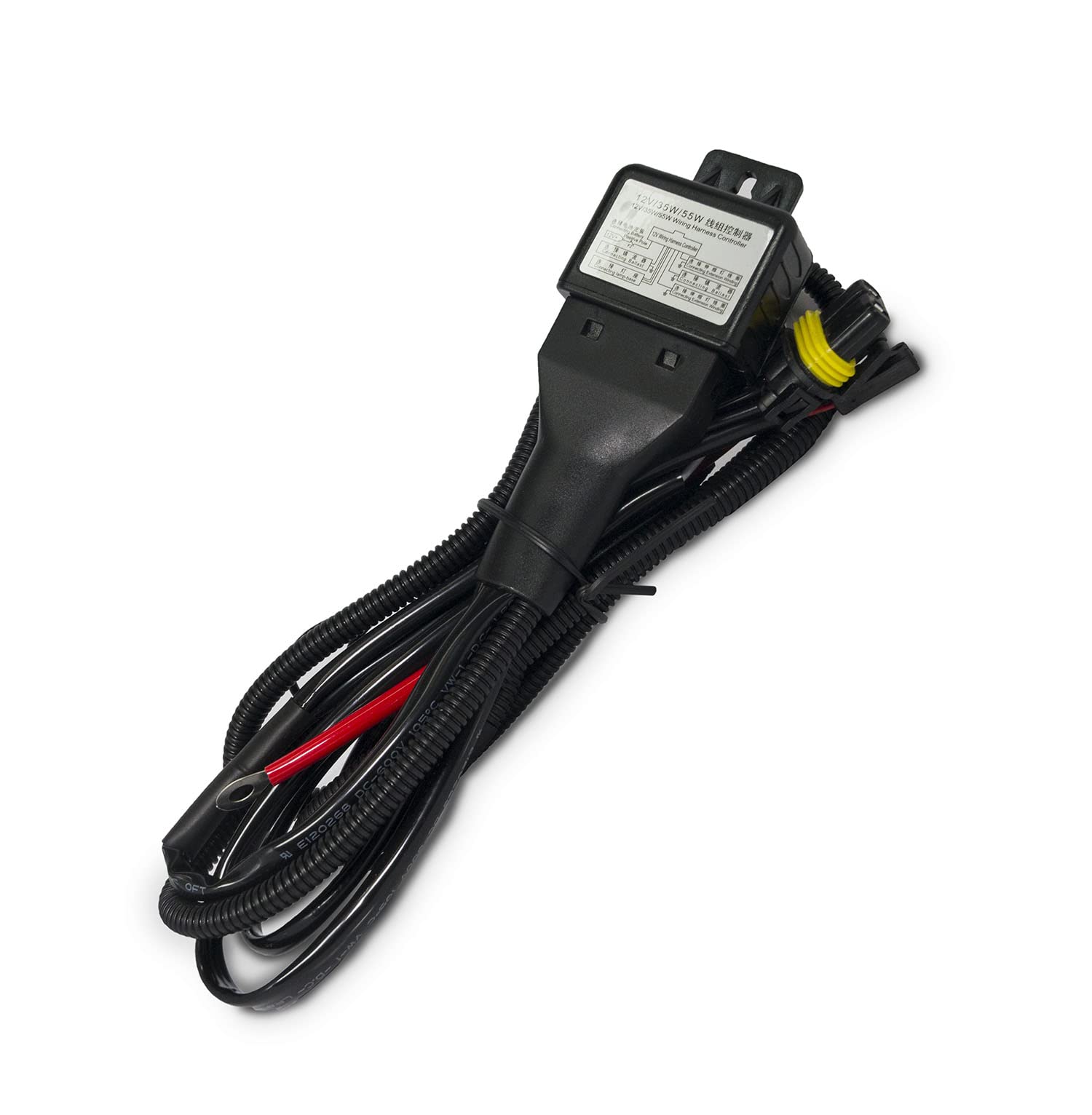 XtremeVision 9004 Hi/Lo Bi-Xenon Controller HID Battery Relay Wiring Harness 12V 35W/55