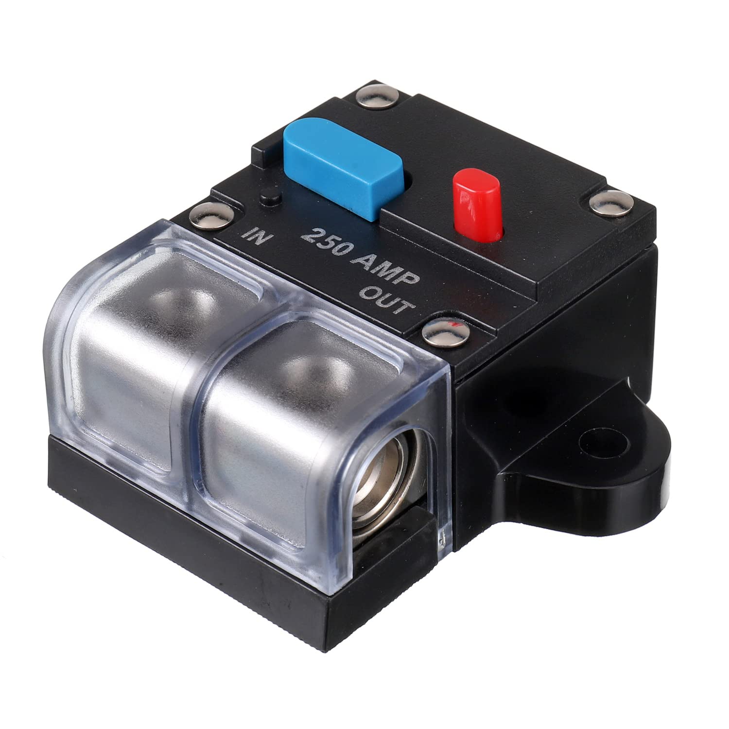 EPLZON 250A Resettable Circuit Breaker - 250 Amp Self Recovery with Manual Reset Button for Car Audio & Amps Protection