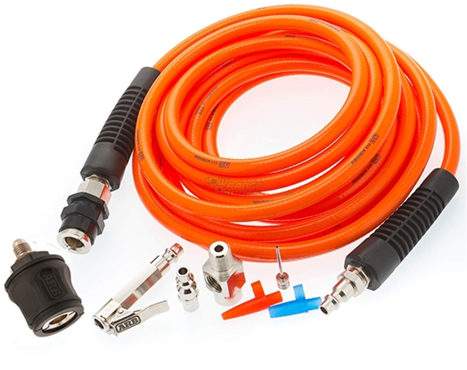 ARB Portable Tire Inflation Kit - 18 Ft Air Hose, Nylon Accessories, Model 171302, Factory Color, Quick Fitting for Onboard Systems