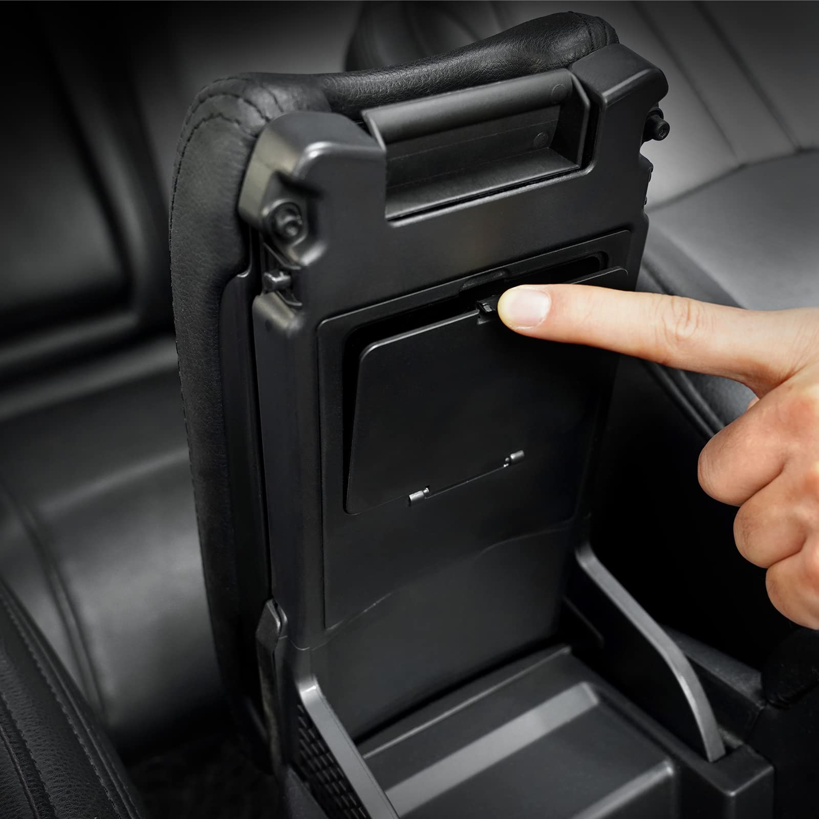 Carqiwireless Center Console Hidden Storage Box For Honda Civic 2016-2021, Center Console Organizer For Honda Civic Hatchback Si
