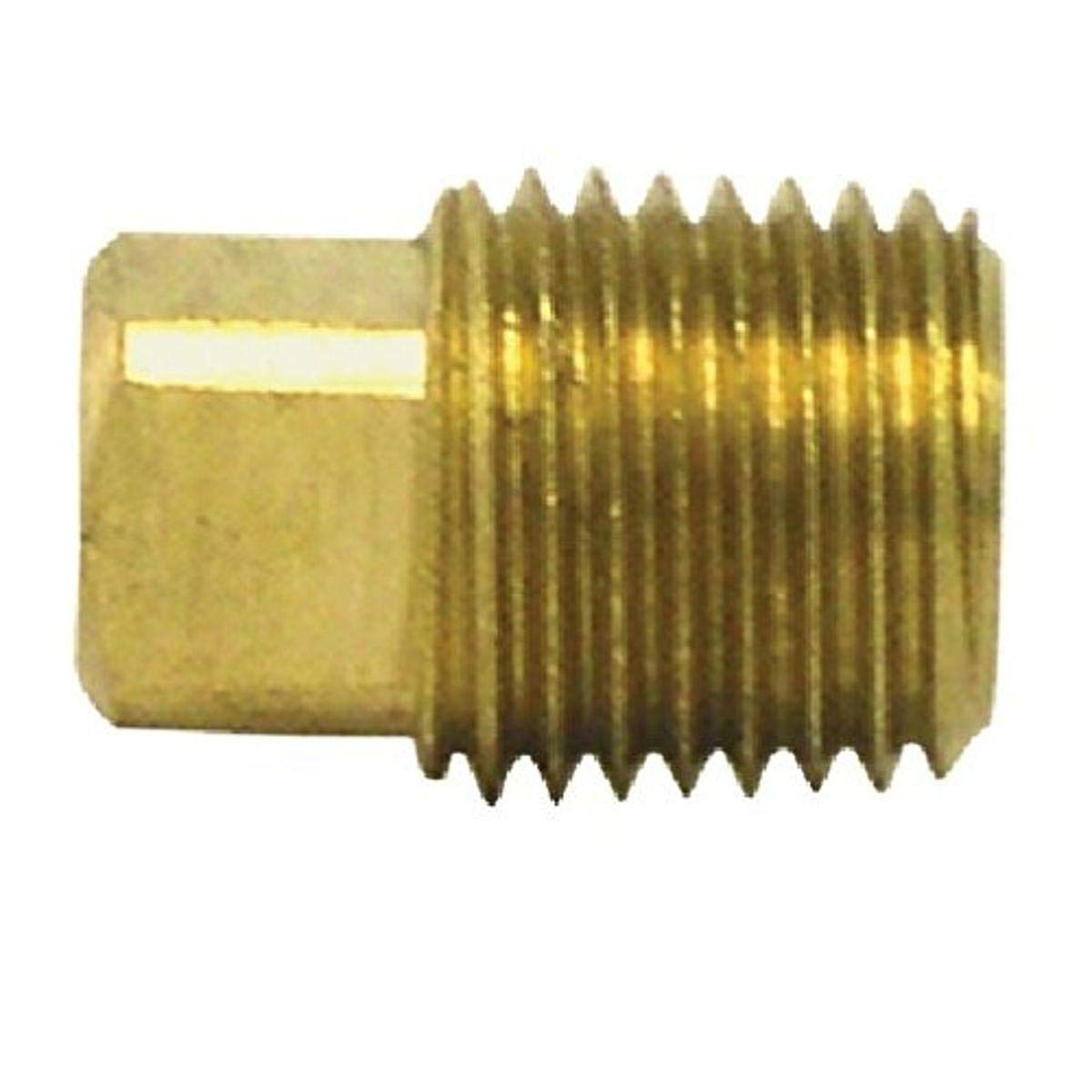 Tectran 109-B Square Head Plug (Brass, 1/4'' Pipe Thread, Pack Of 10)