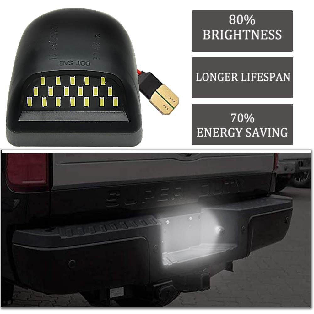 Silverado License Plate Light Led Lamp For Chevy Traverse Avalanche Tahoe Chevrolet Suburban 1500 2500 Cadillac Escalade Gmc Yuk