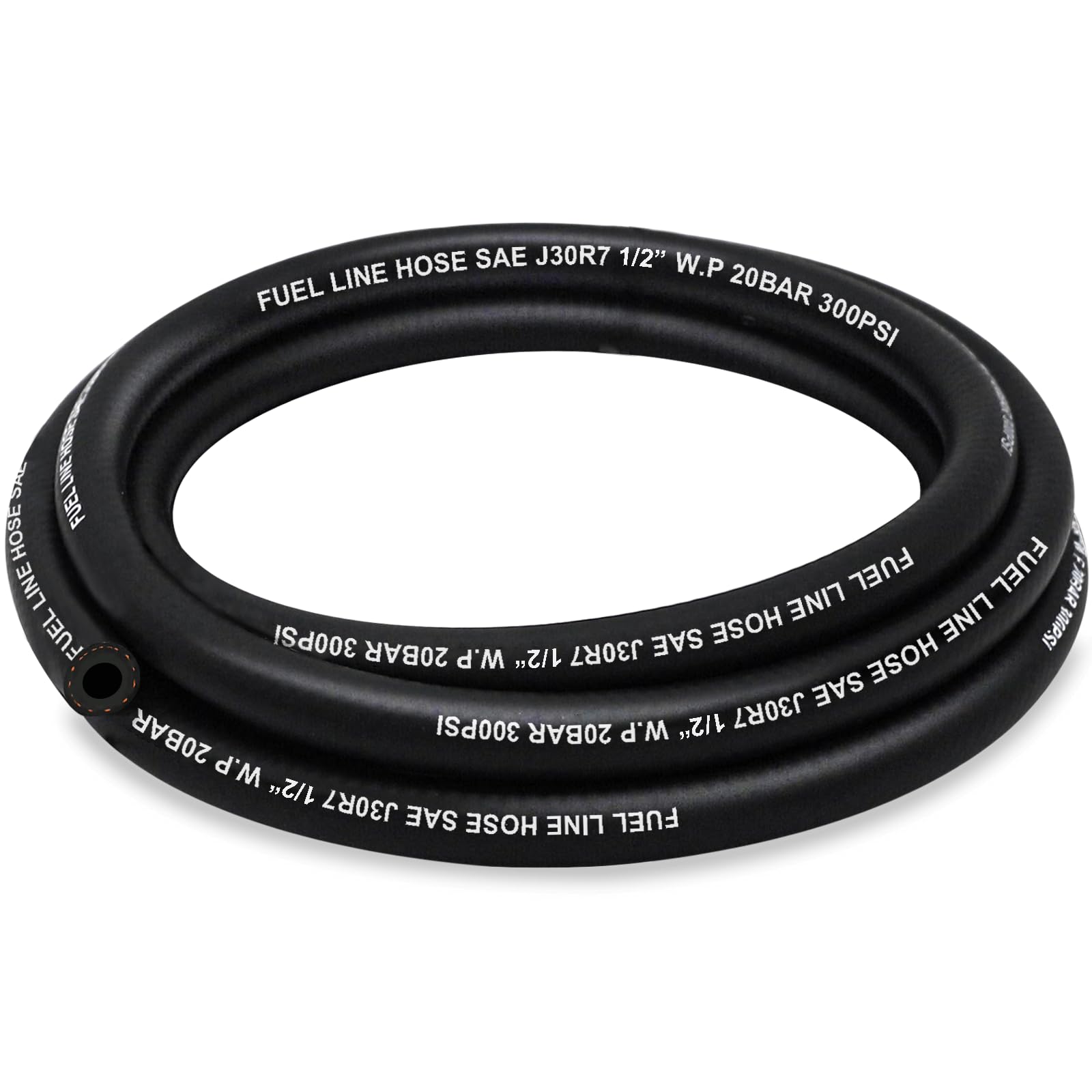 Housun Fuel Line 1/2 Inch Id, Fuel Hose 10Ft, J30R7 Fuel Line Hose Nbr.