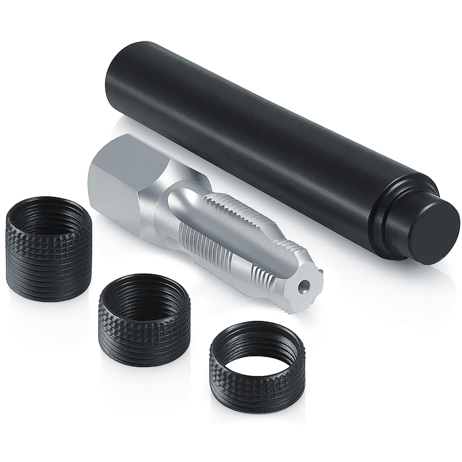 5334-14 Thread Repair Kit M14 x 1.25, Spark Plug Hole Thread Repair Kit Includes 14mm Reamer Tap, Insertion Tool & (3) Inserts, 