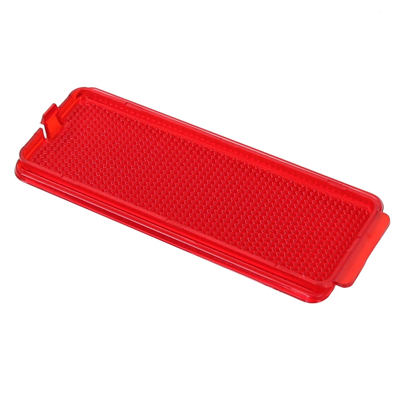 ECOTRIC Door Reflectors Compatible with Ford 1999-2007 SuperDuty F250 F350 F450 F550 & 2000-2005 Excursion Red Premium Interior