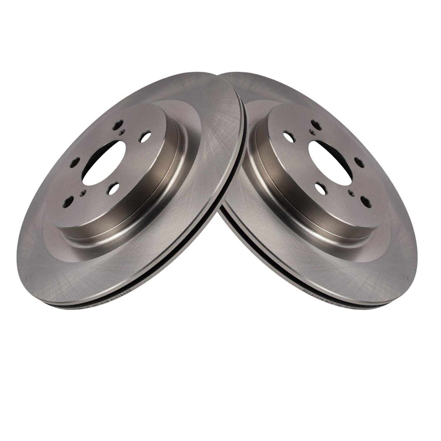 Trq Rear Brake Rotors Set Compatible With 2022-2023 Lexus Nx250 Nx350 Nx350H Nx450H 2023 Toyota Bz4X Crown 2021-2023 Rav4 Prime