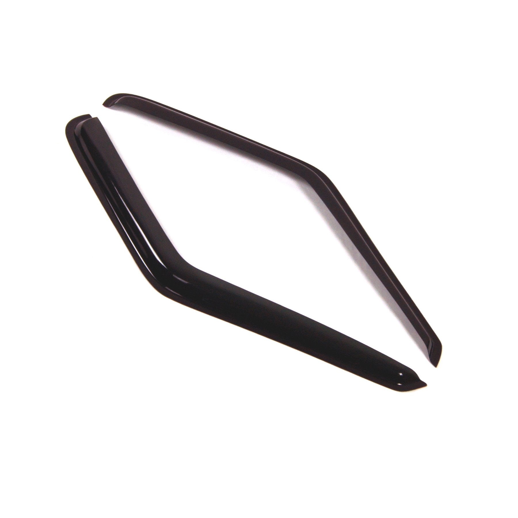 Tuningpros Window Visor Compatible With 2013-2015 Mercedes Gl450 Gl500, Dgwv2-730 Outside Mount Deflector Rain Guard Dark Smoke,