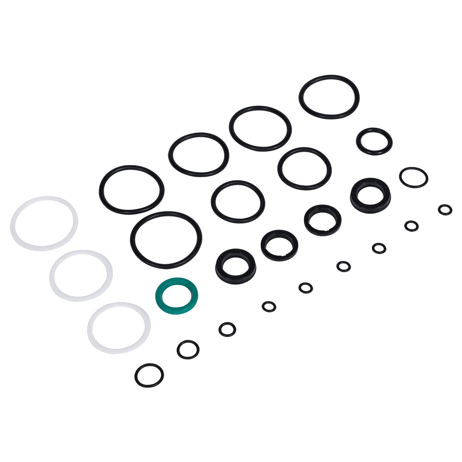 Camoo Tilt Trim Seal Kit for Yamaha Power Units 115HP-200HP, Fits Showa & 63P-43800-00-4D, Includes O-Rings