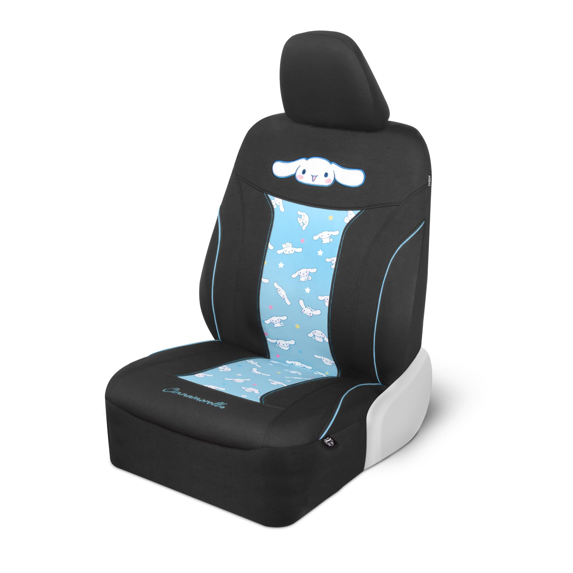 Hello Kitty Cinnamoroll Car Seat Cover - Adorable Light Blue Front Seat Cover with Cute Cinnamoroll Design, Durable and Comforta