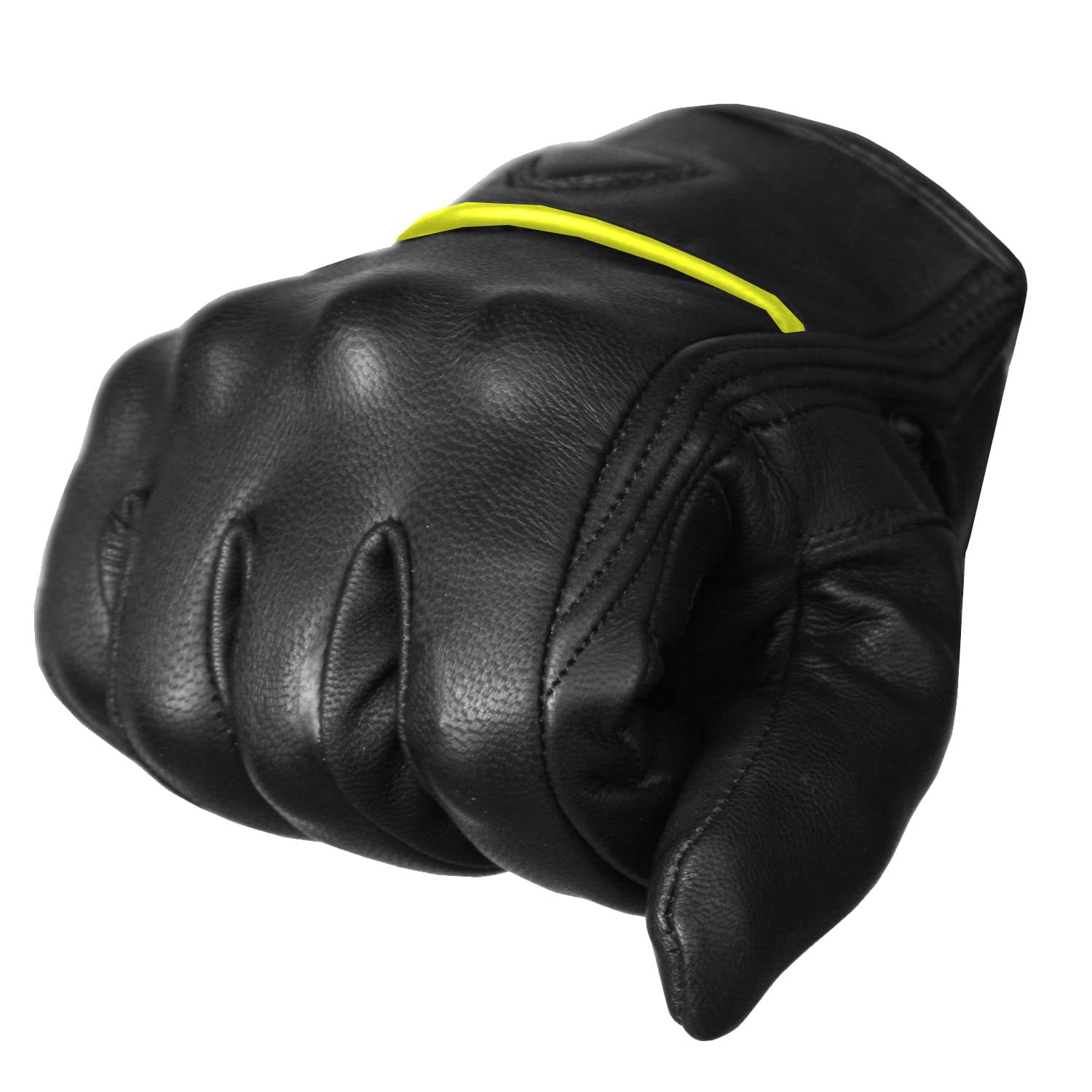 Jackets 4 Bikes Men'S Premium Leather Street Motorcycle Protective Cruiser Biker Gel Gloves Blackgreen Xl
