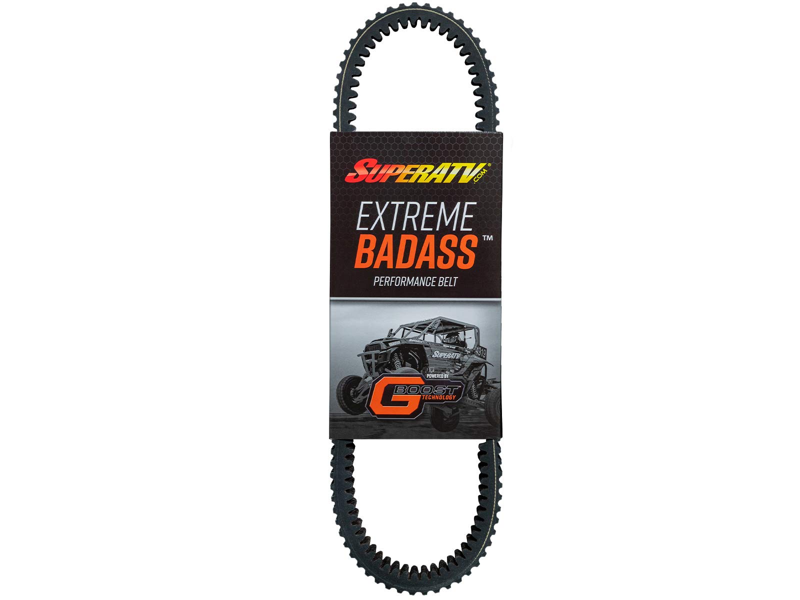 SuperATV Heavy-Duty Extreme Badass CVT Drive Belt for Can Am Maverick and Defender (See Fitment)| Aramid Fiber Cord & High Stren