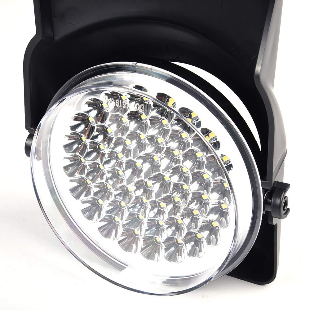 Pit66 Led Fog Lights, Compatible With 03-06 Gmc Sierra 1500 2500 3500/07 Gmc Sierra Classic(Not Fit For Denali|C3 Models) Fog La